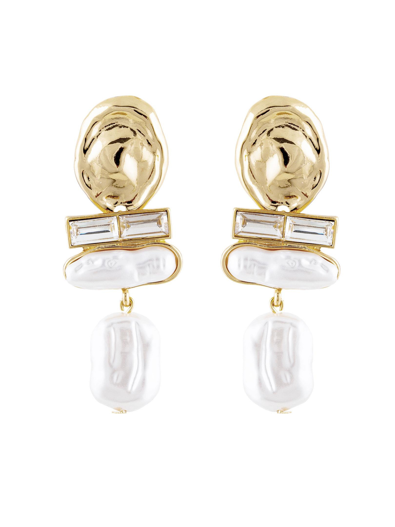 Bead Dangle Earrings - Gold Earrings Modelleri