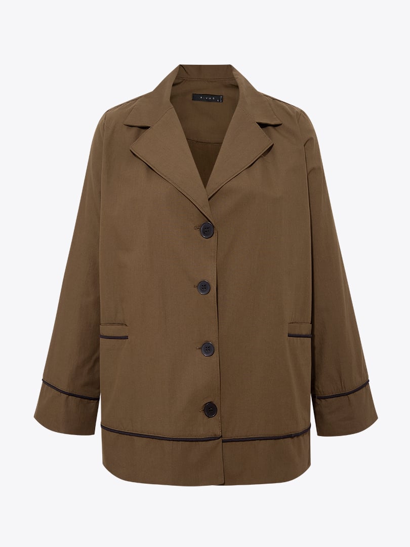 ATER Jacket Collar Oversize Shirt