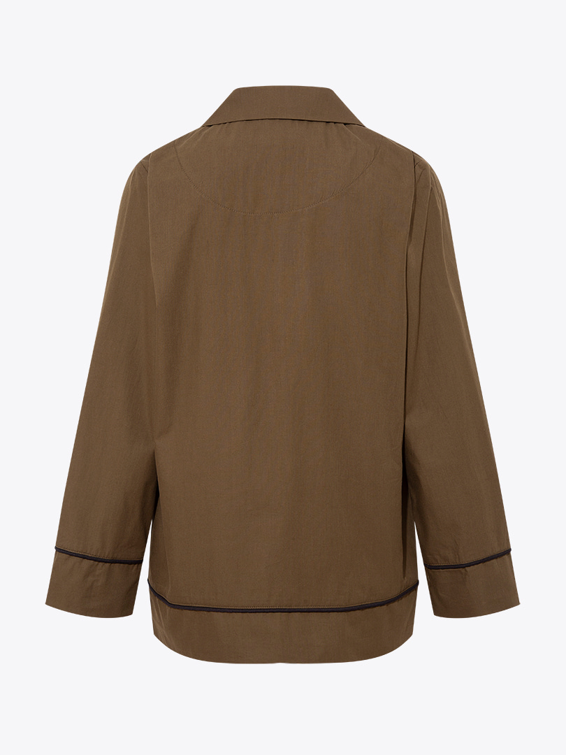 ATER Jacket Collar Oversize Shirt