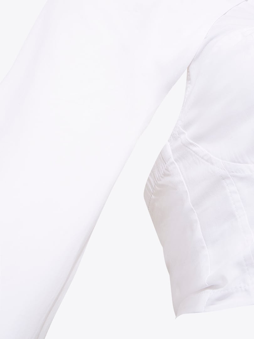 Cut Out Detaylı Gömlek - Beyaz