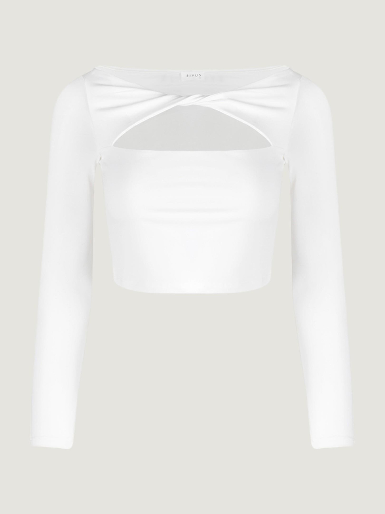 Cut Out Detaylı Uzun Kollu Body - Ekru Body Modelleri