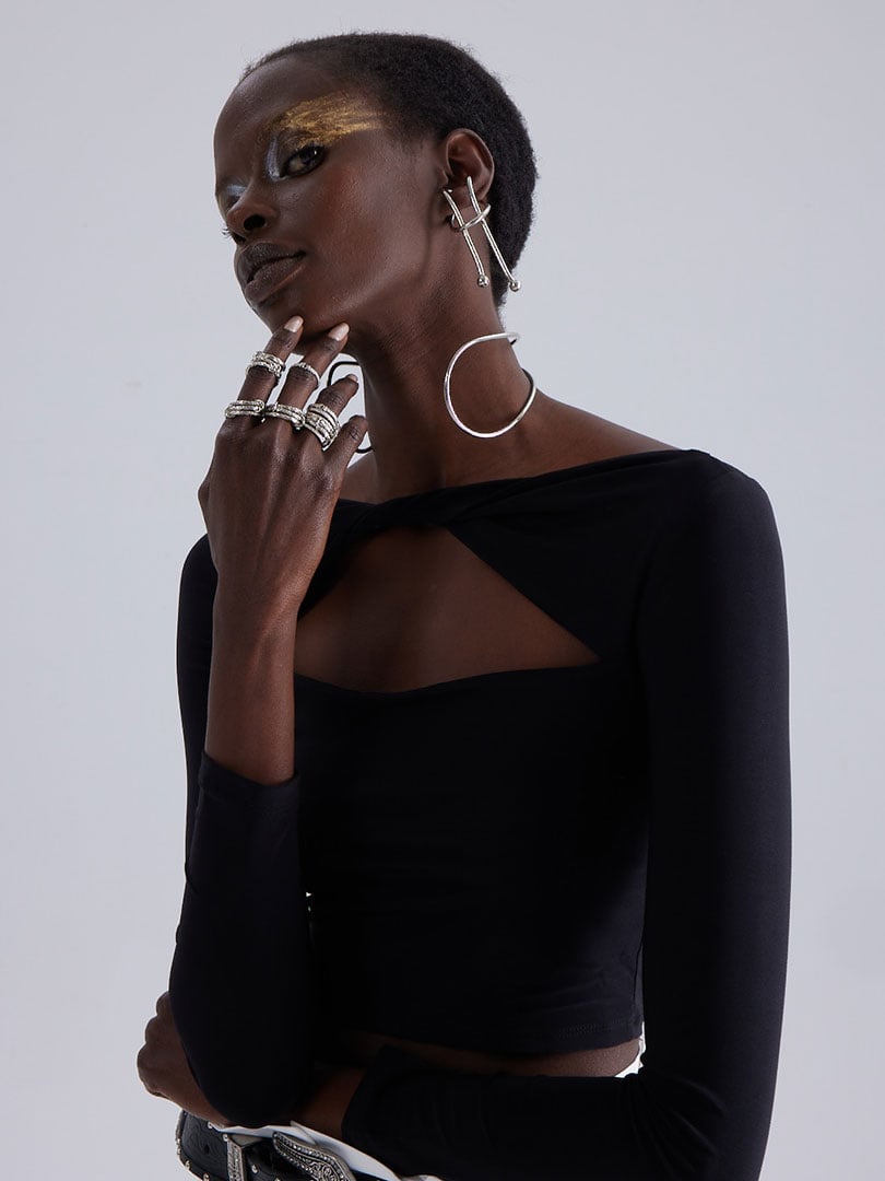 Geometric Choker Necklace