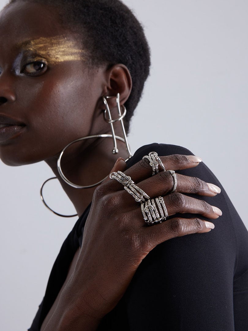 Geometric Choker Necklace