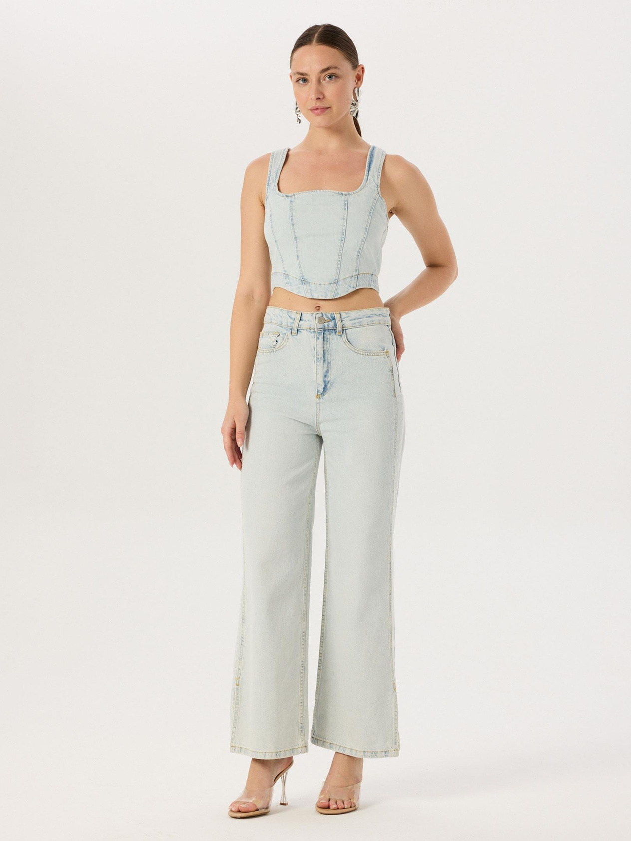 Jean Bustier - Indigo Bluz Modelleri