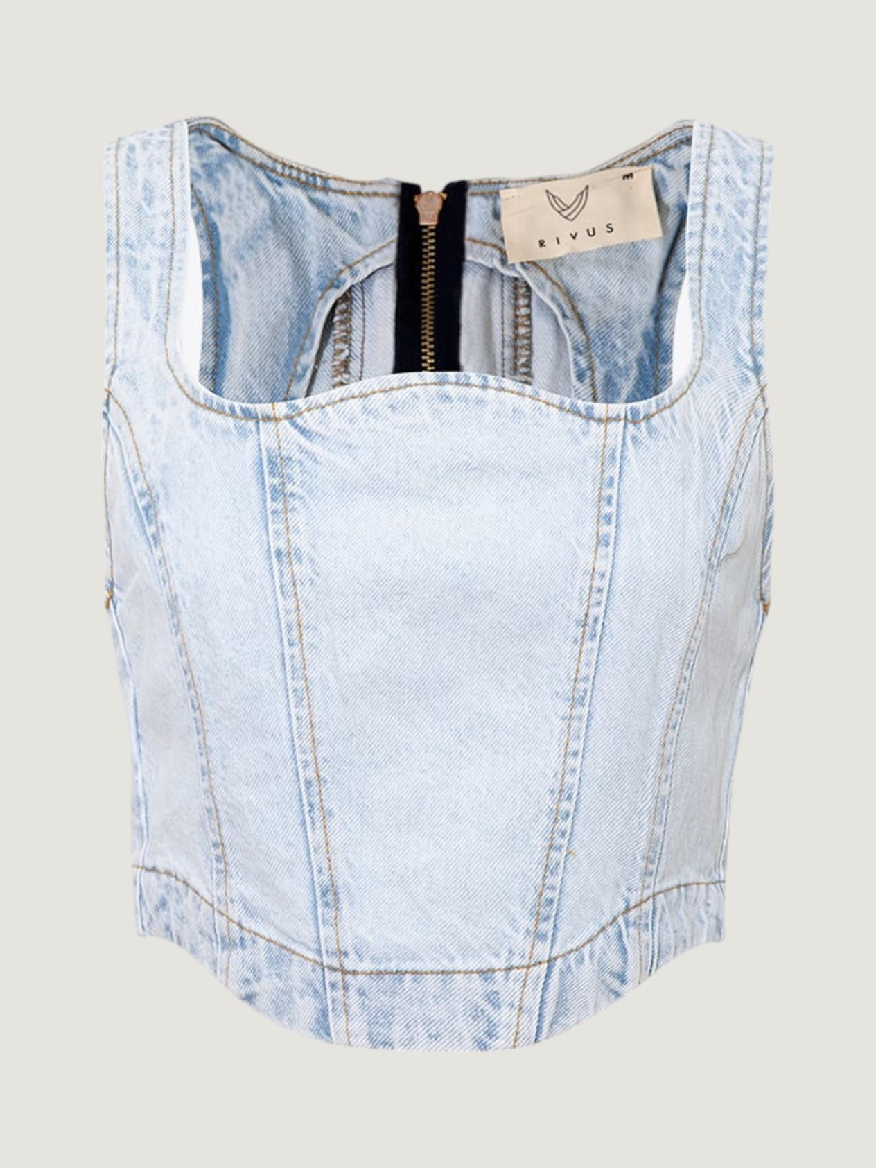 Jean Bustier - Indigo Bluz Modelleri