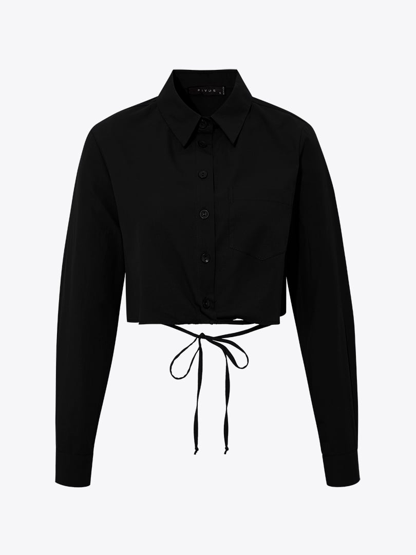 DEEPI Belted Cotton Shirt
