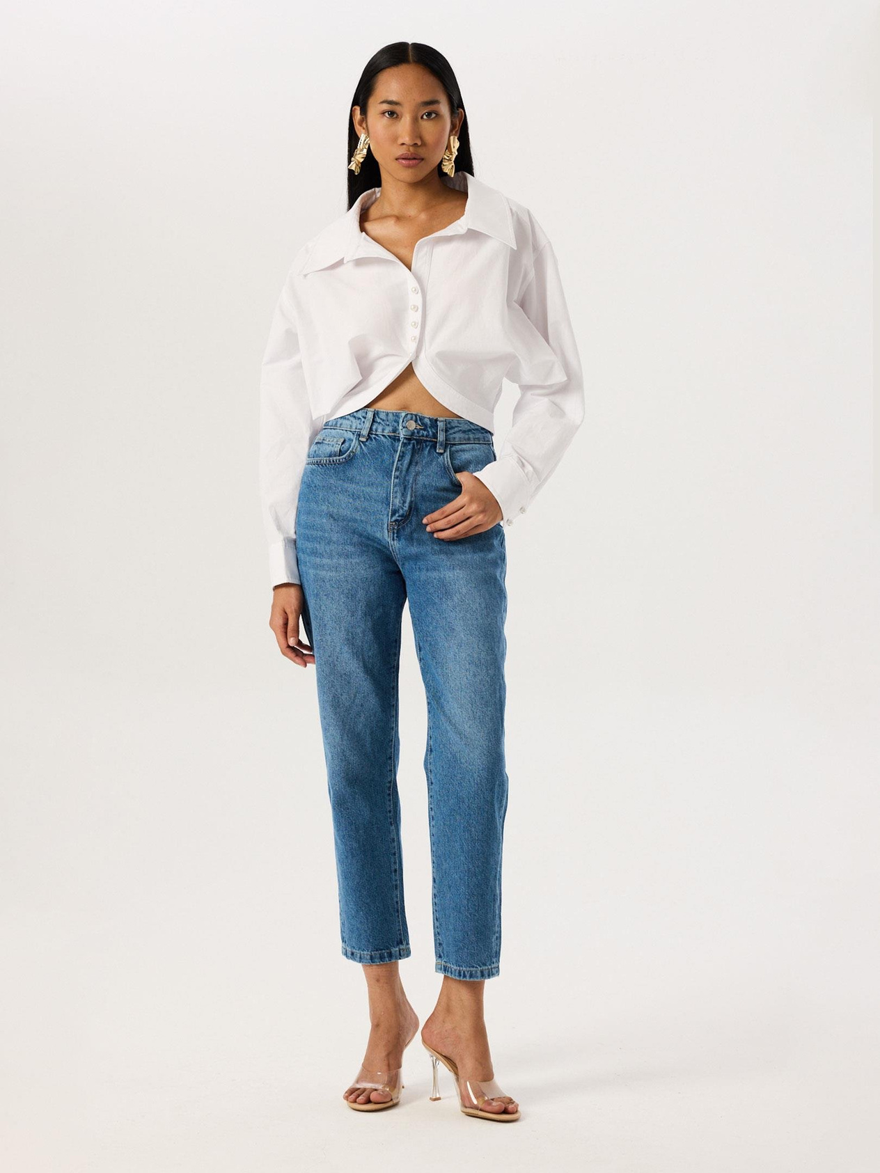 Mom Denim Pantolon Denim Modelleri