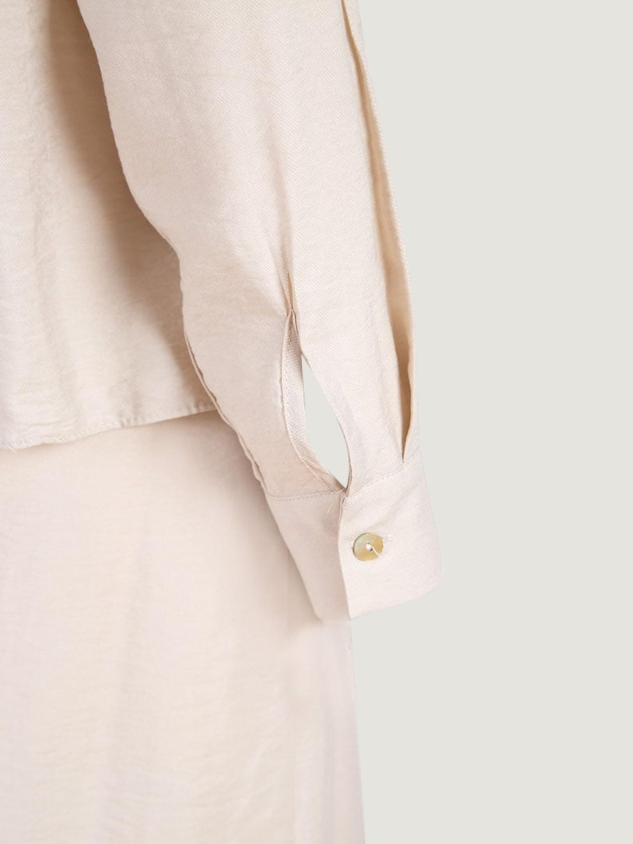 Iconic Viscose Shirt Dress With Undershorts - Grey Dress Modelleri