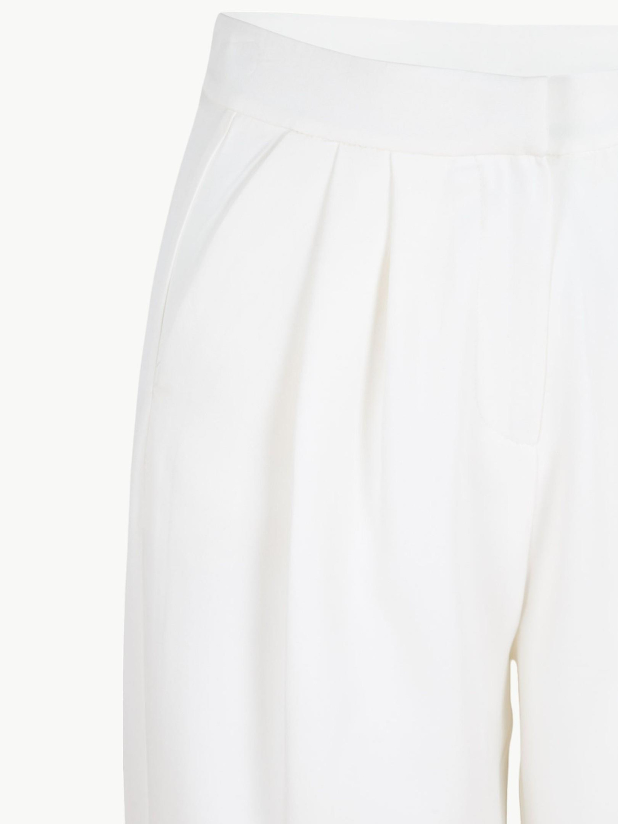 24SS103021 87 pantolon ekru ve siyah- numune Trousers Modelleri