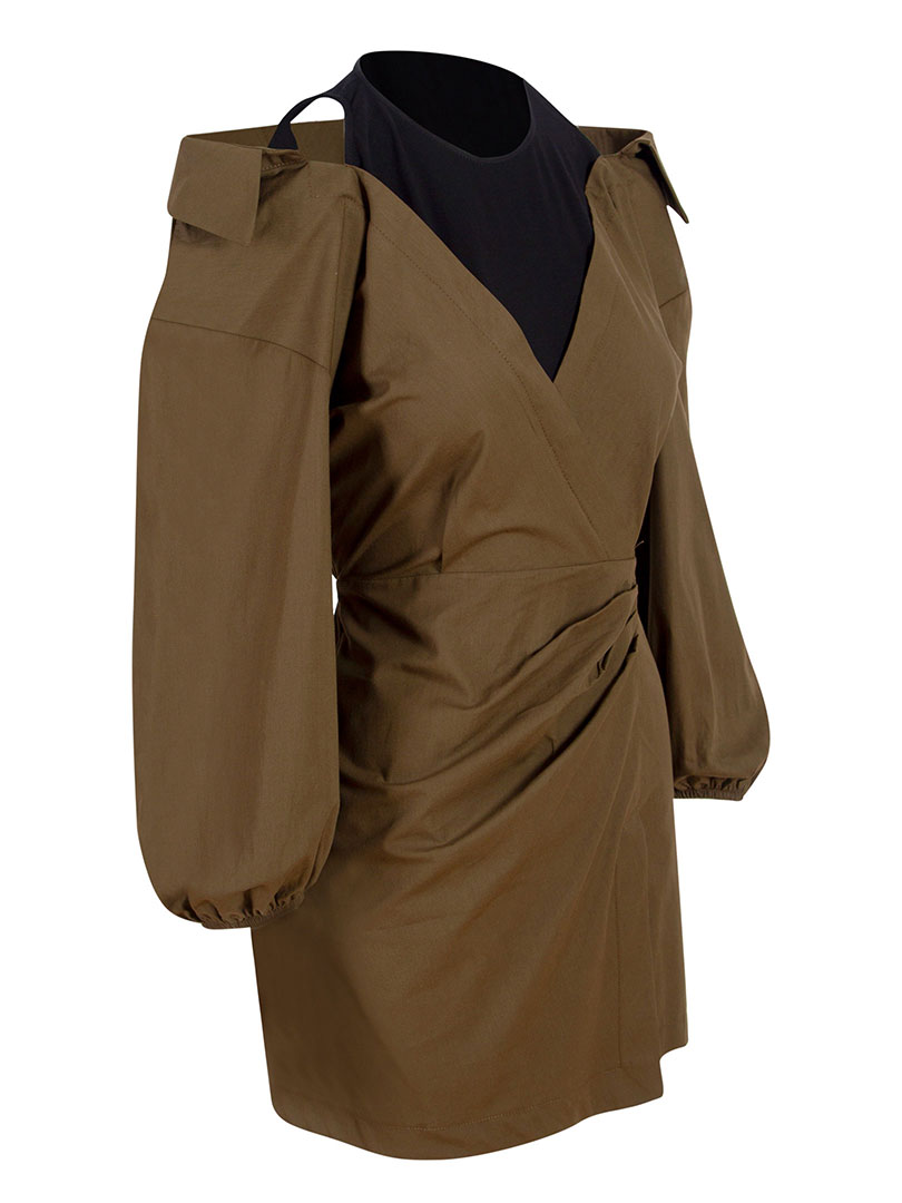 PARTICLE Cotton Shirt Dress 