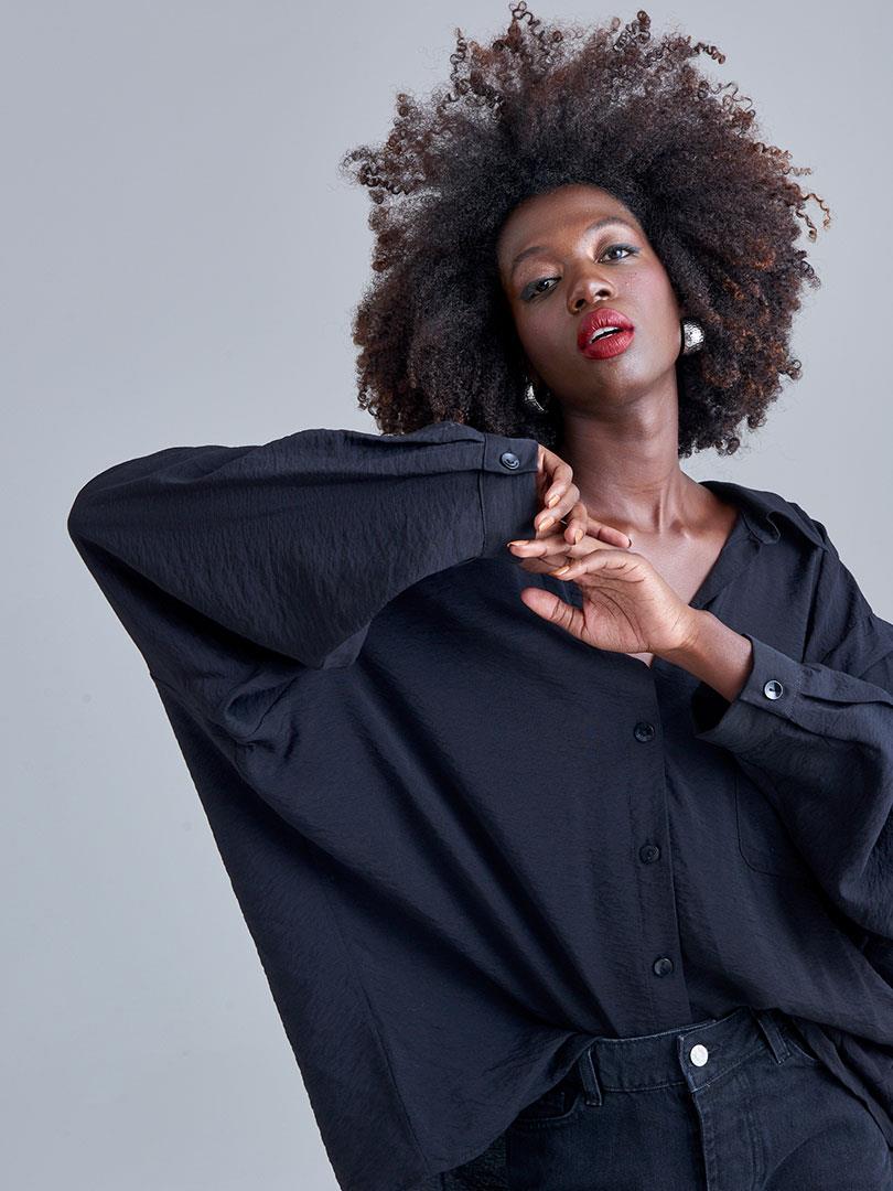Oversize Shirt - Black