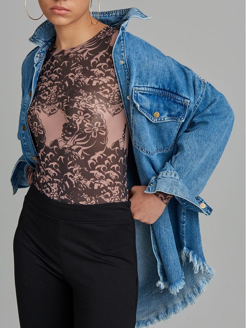 Oversize Denim Shirt - Indigo