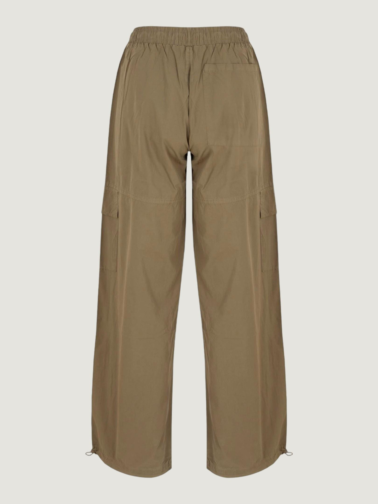 Drawstring and Waist Detailed Cargo Pants - Khaki Trousers Modelleri
