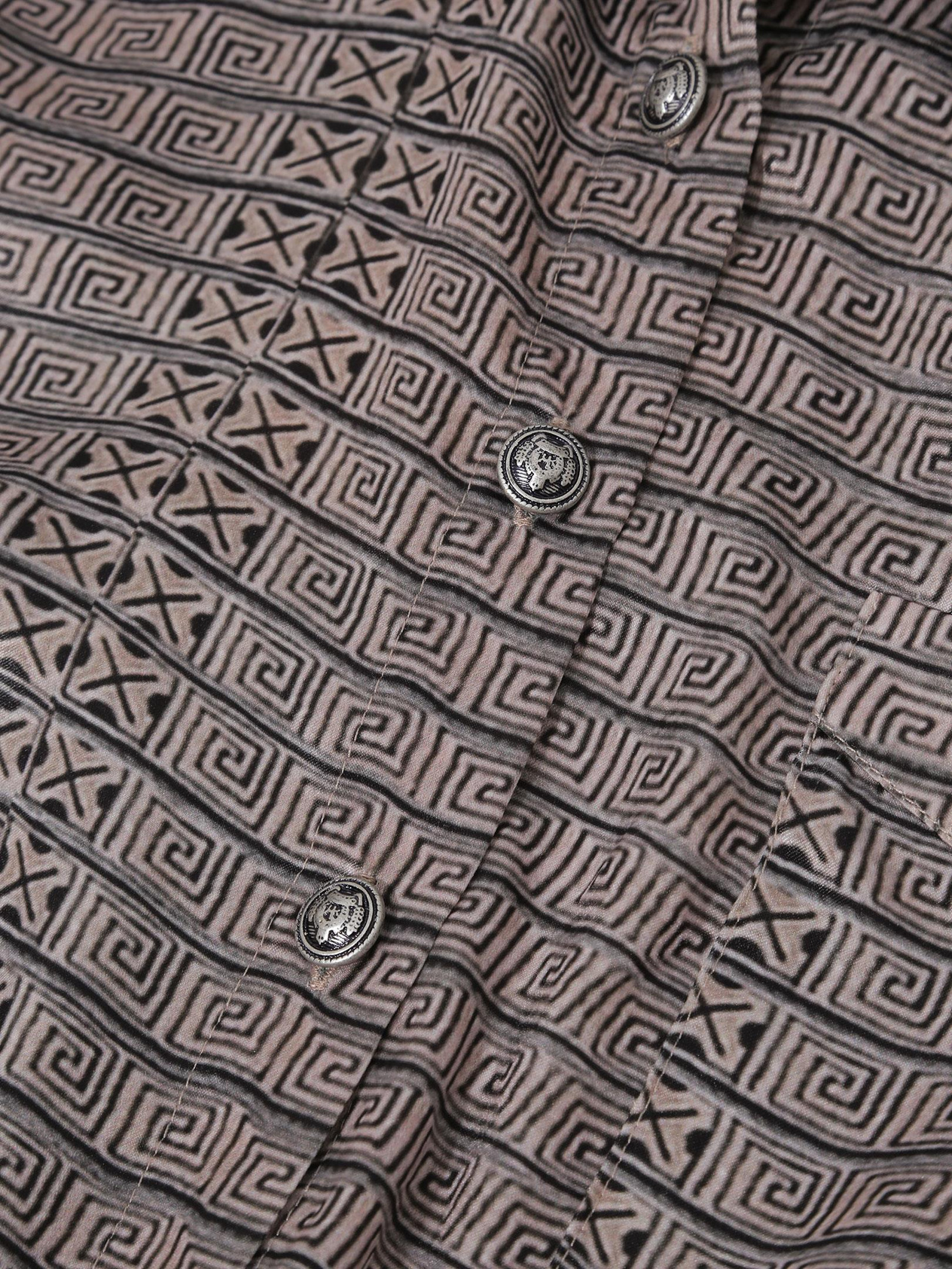 Patterned Loose-Fit Shirt Shirt Modelleri