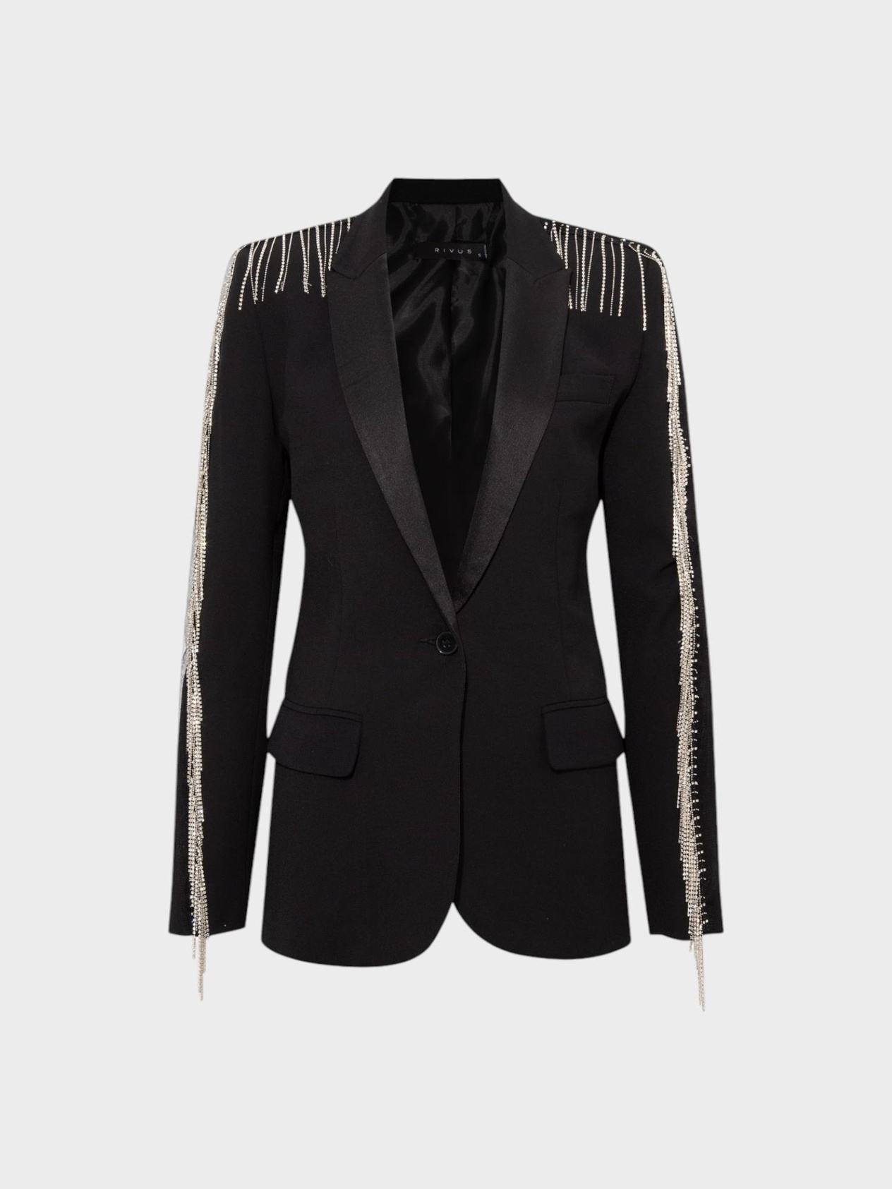 Şerit Taş Detaylı Şık Blazer Kategorisiz Modelleri