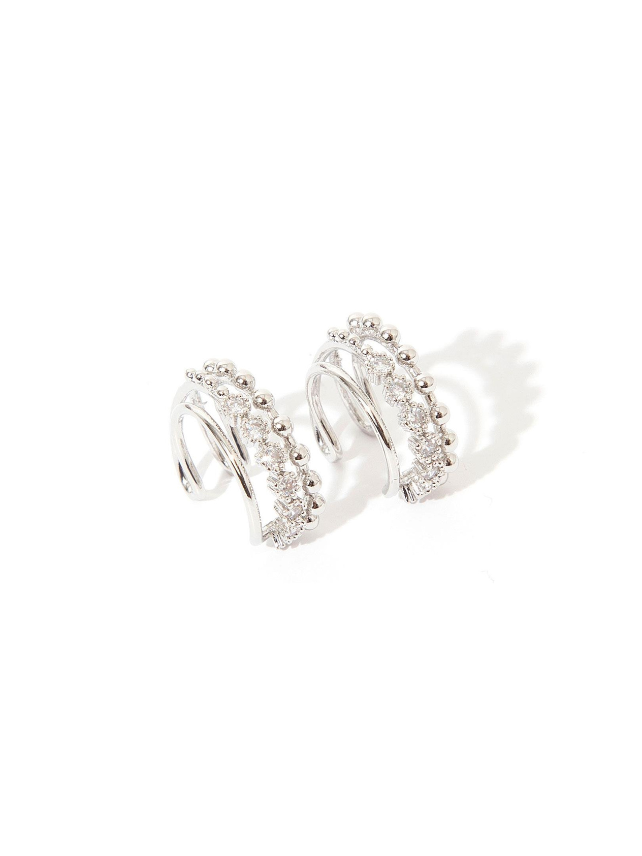 Taş ve Sıra Top Detaylı Earcuff Kategorisiz Modelleri