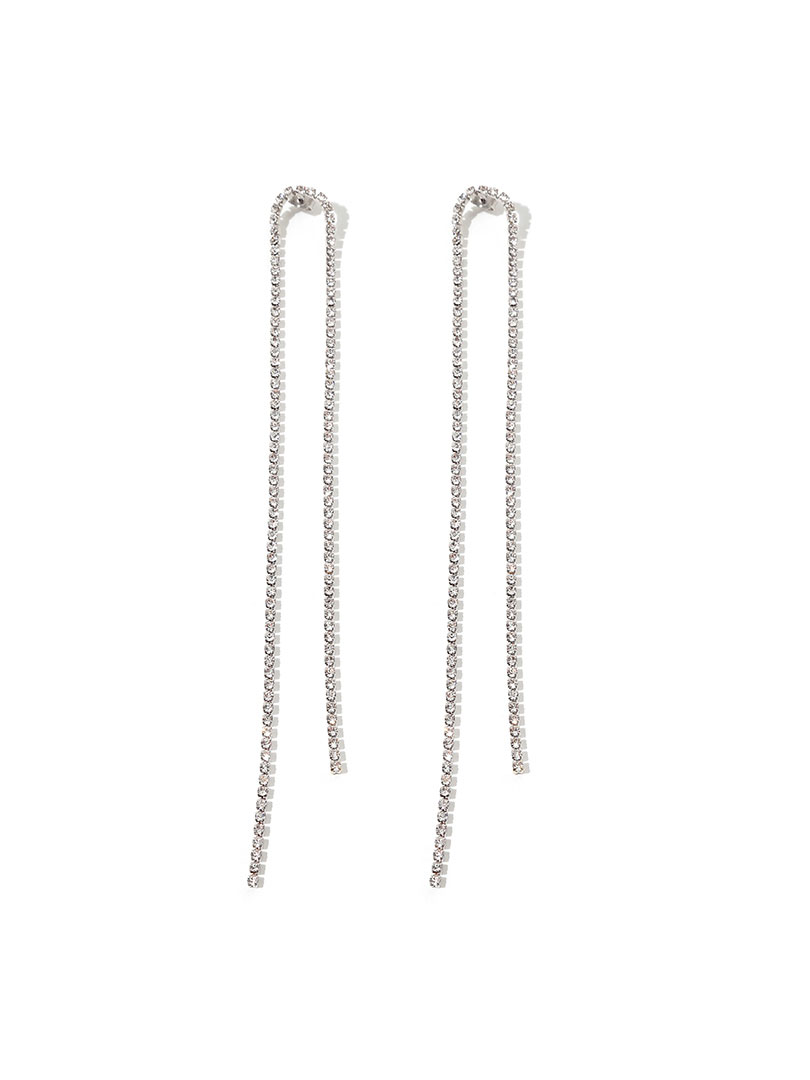 Stone Pendant Earrings