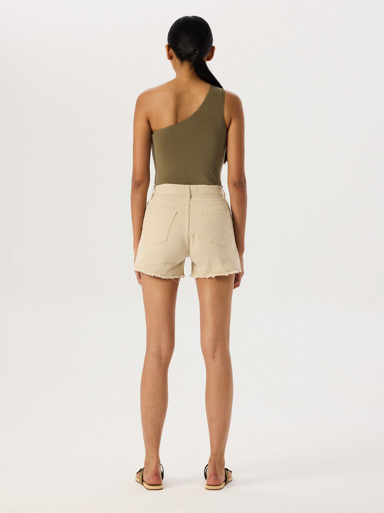 One Shoulder Body - Khaki Body & Blouse Modelleri
