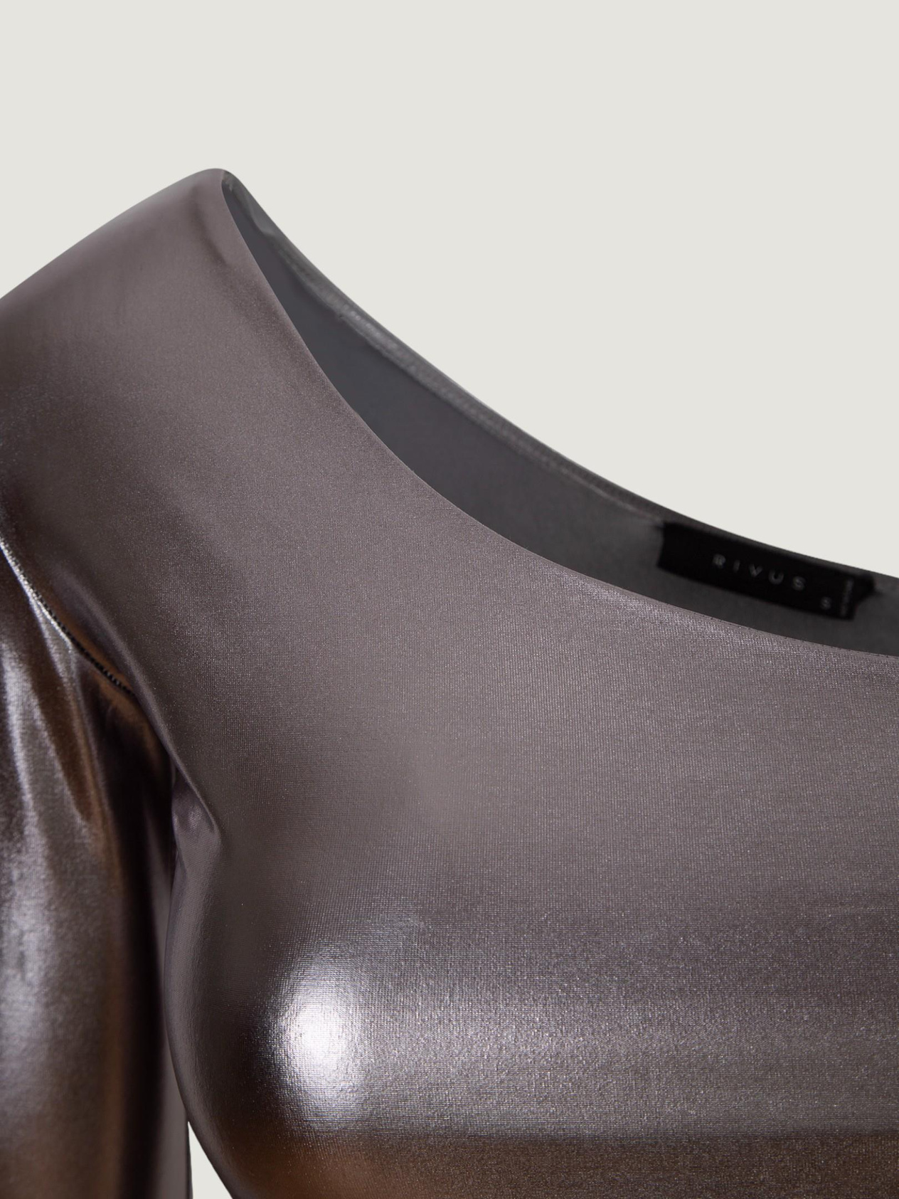 Tek Omuz Uzun Kol Parlak Body - Silver Body Modelleri