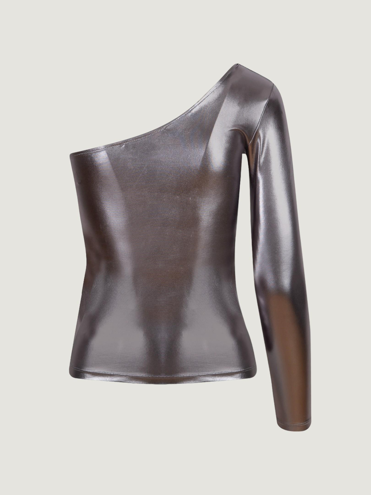 Tek Omuz Uzun Kol Parlak Body - Silver Body Modelleri