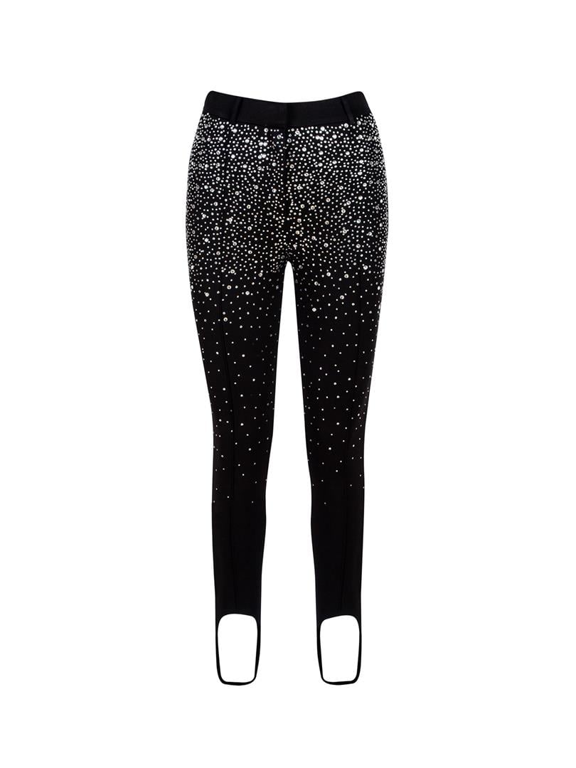 BALLA Compressive Crystal Stirrup Leggings