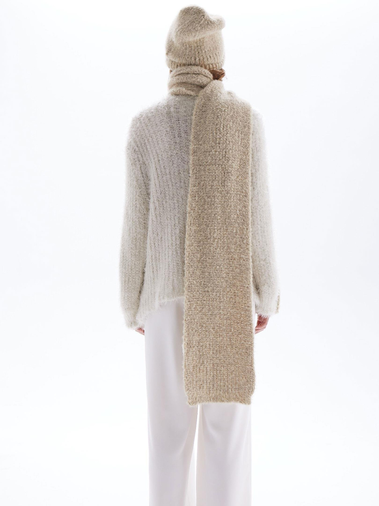 23FW237014 TRİKO SAKALLI ATKI Atkı Modelleri