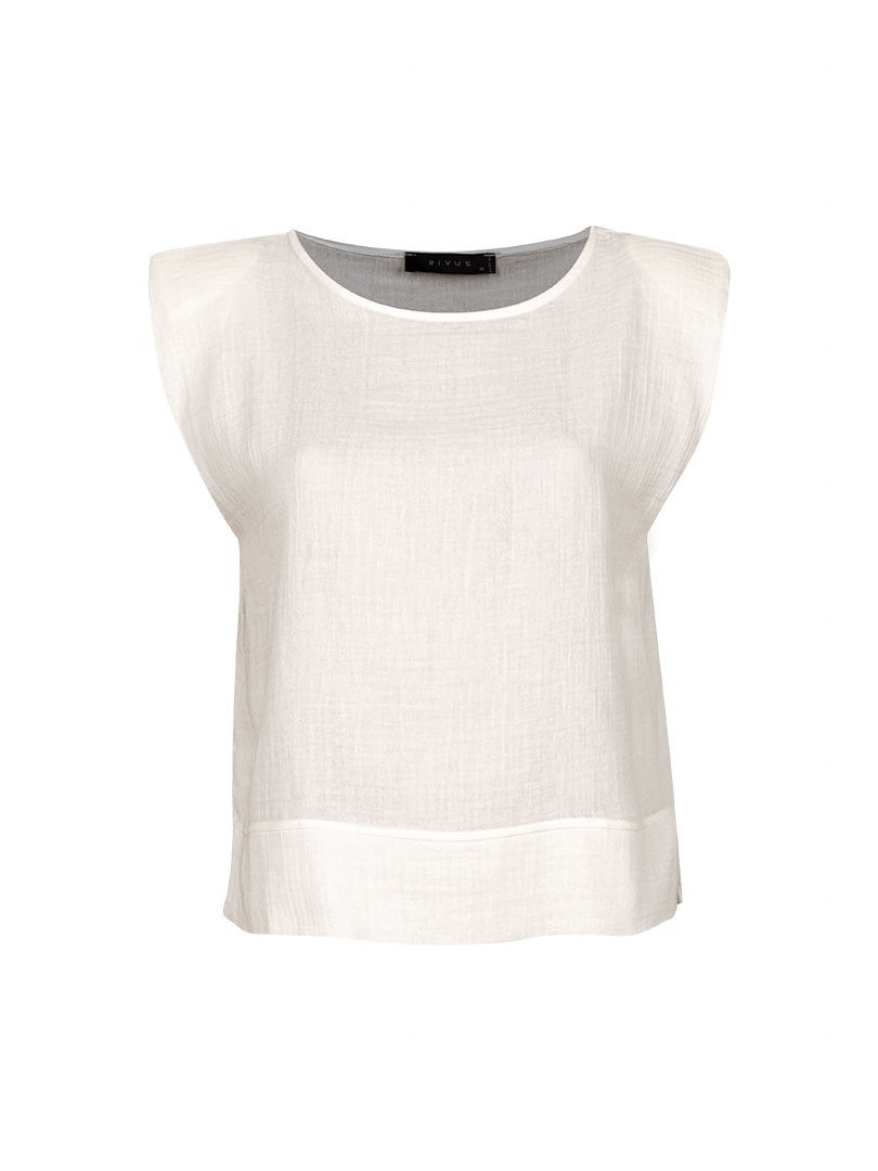 PERSIS Padded Cotton T-Shirt