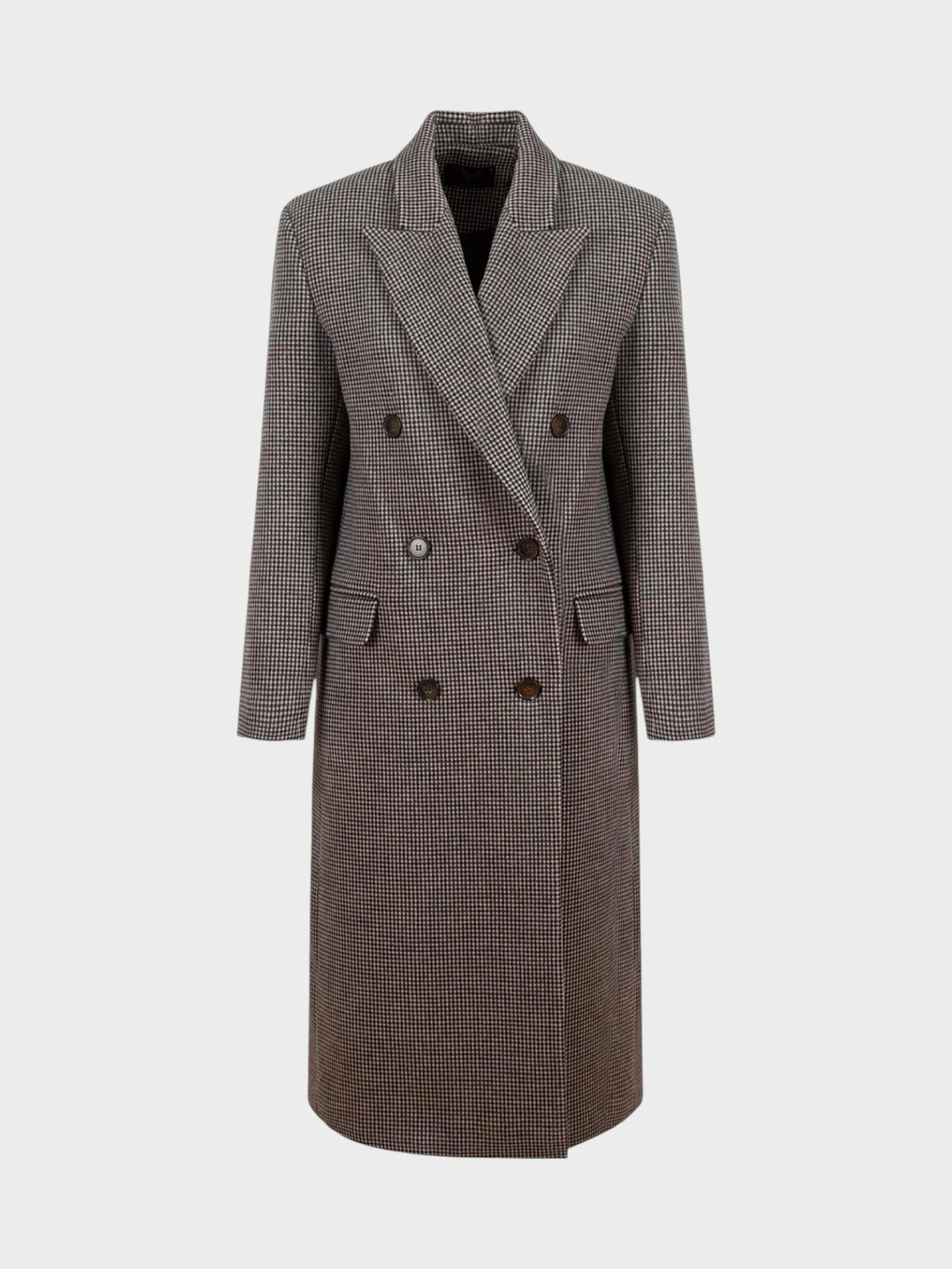 Padded Long Coat - Brown Coat & Tench Coat Modelleri