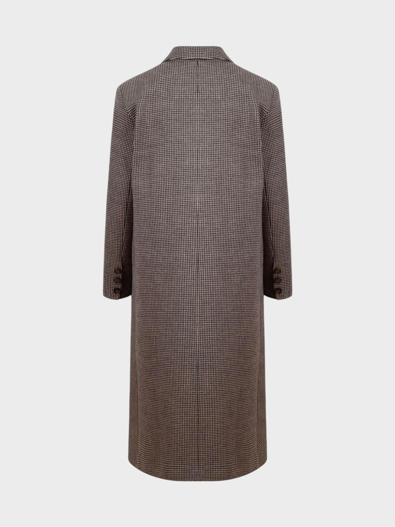 Padded Long Coat - Brown Coat & Tench Coat Modelleri