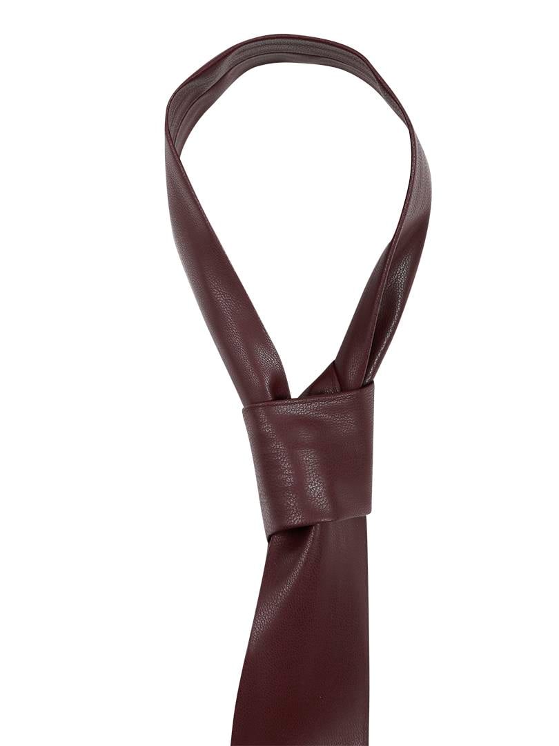 23FW224001 KRAVAT Vegan Leather Accessory Modelleri