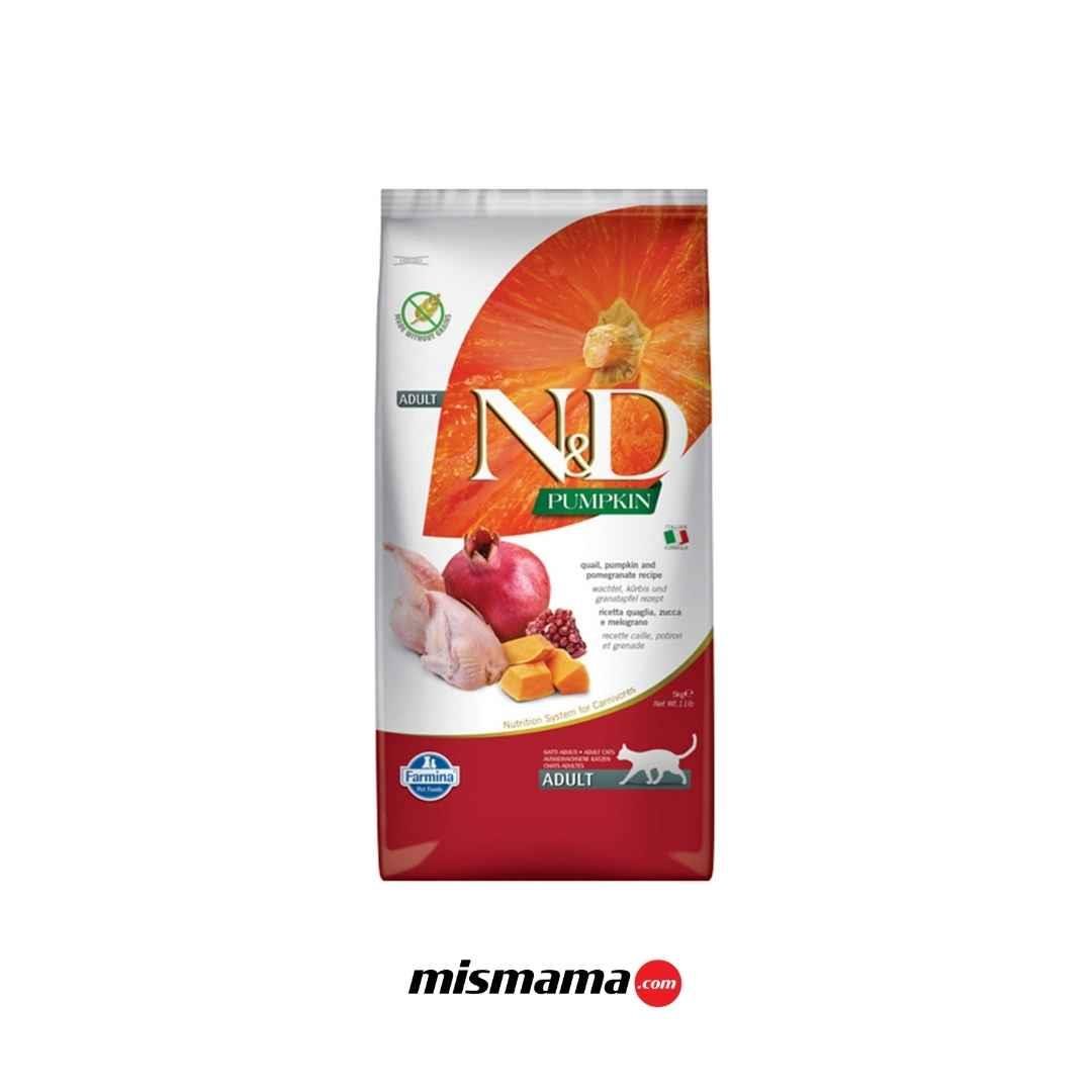 N&D Pumpkin Bıldırcın Etli Bal Kabaklı ve Narlı Tahılsız Kısırlaştırılmış Kedi Maması 1,5kg