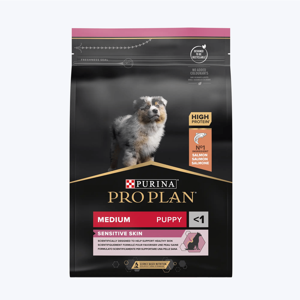 Pro Plan Puppy Medium Sensitive Skin Somonlu Orta Irk Yavru Köpek Maması 3kg
