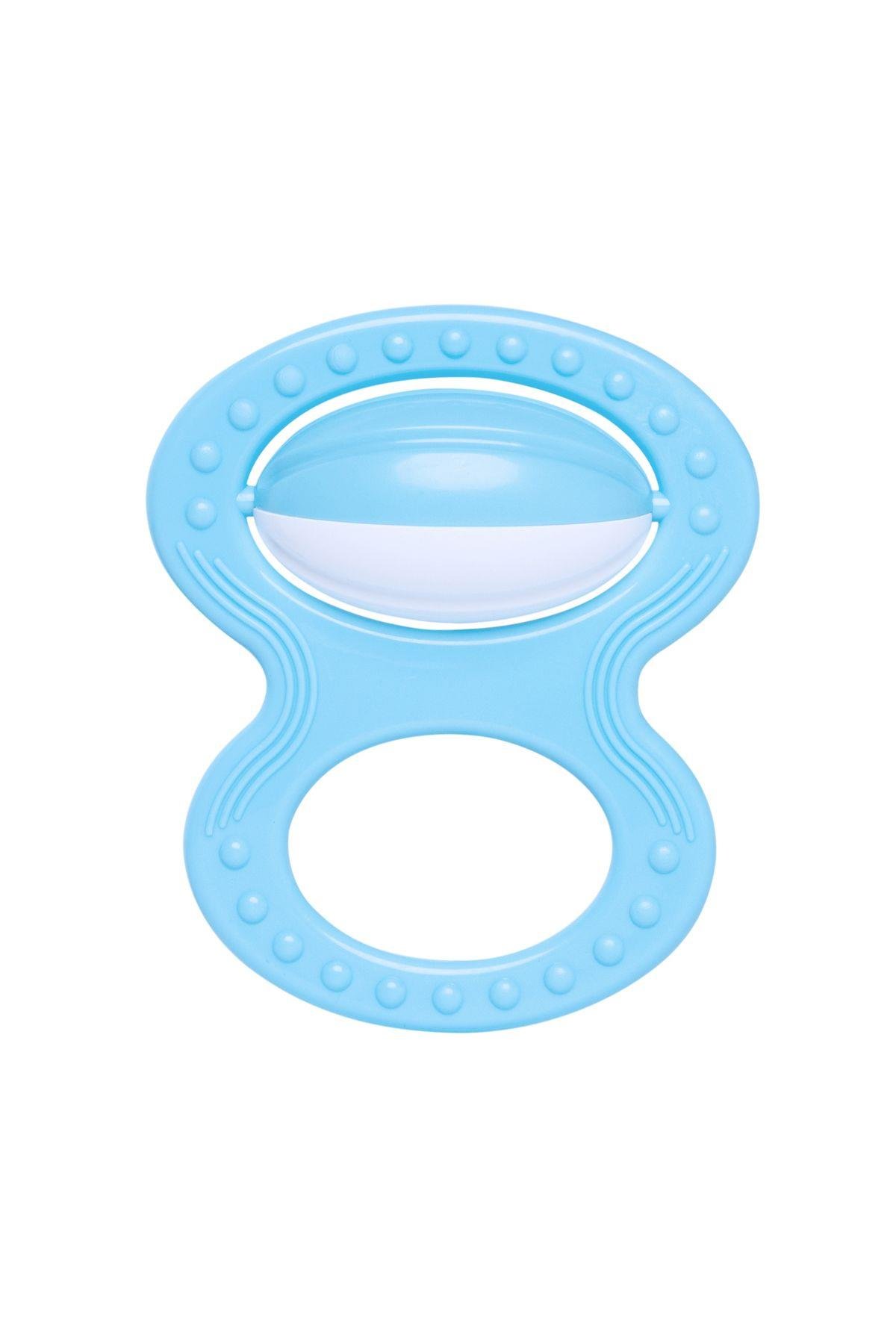 Bebek Çıngırak Rattle 4 + Ay Mavi