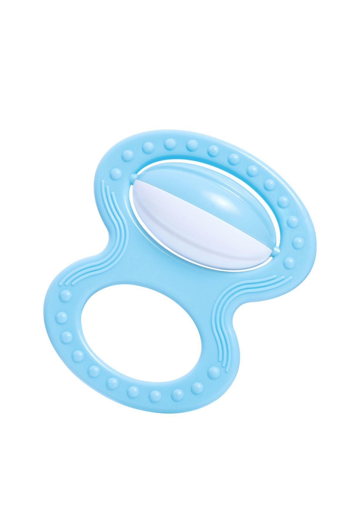 Bebek Çıngırak Rattle 4 + Ay Mavi