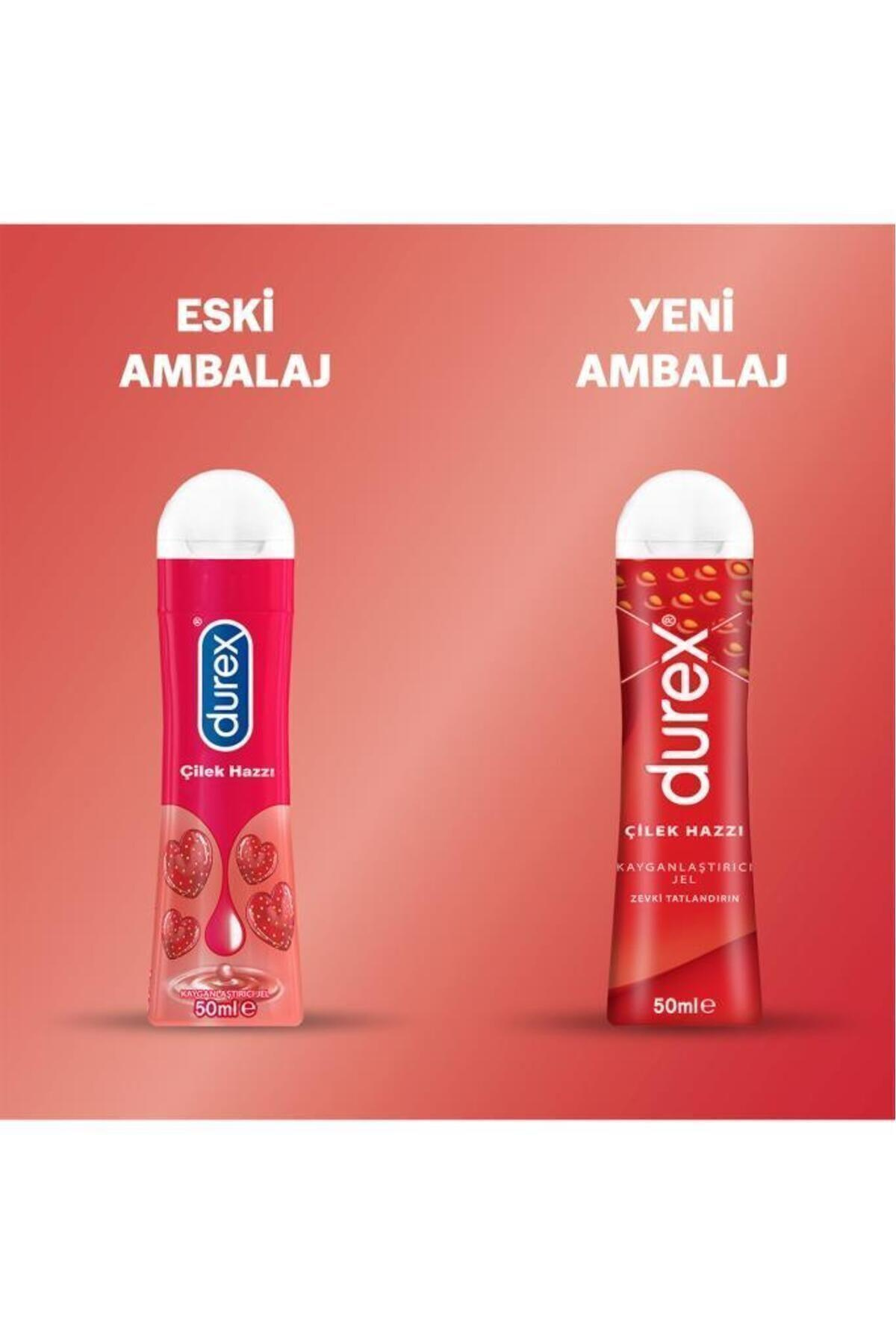Play Çilek Hazzı Kayganlaştırıcı Jel 50 ml, Su Bazlı, Çilek Aromalı