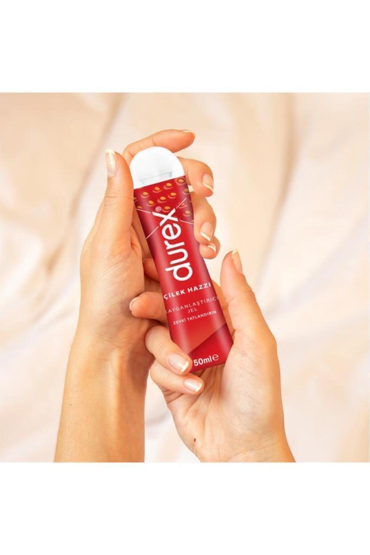 Play Çilek Hazzı Kayganlaştırıcı Jel 50 ml, Su Bazlı, Çilek Aromalı