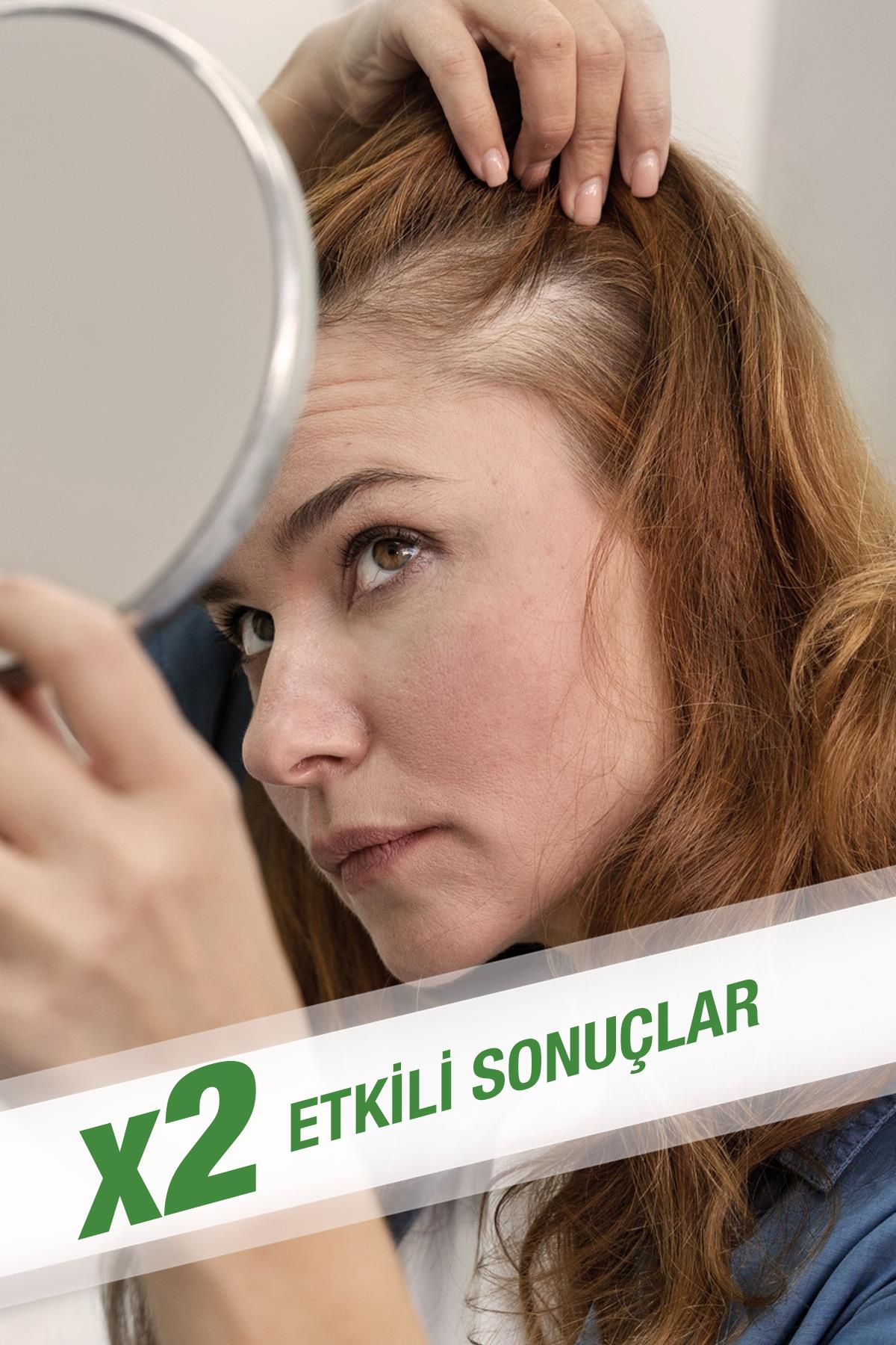 2'li Vegan Saç Spreyi & Saç Serumu, 7 Doğal Aktif, Keratin ve Kolajen İçerikli, Saç Kökü Bakım Seti