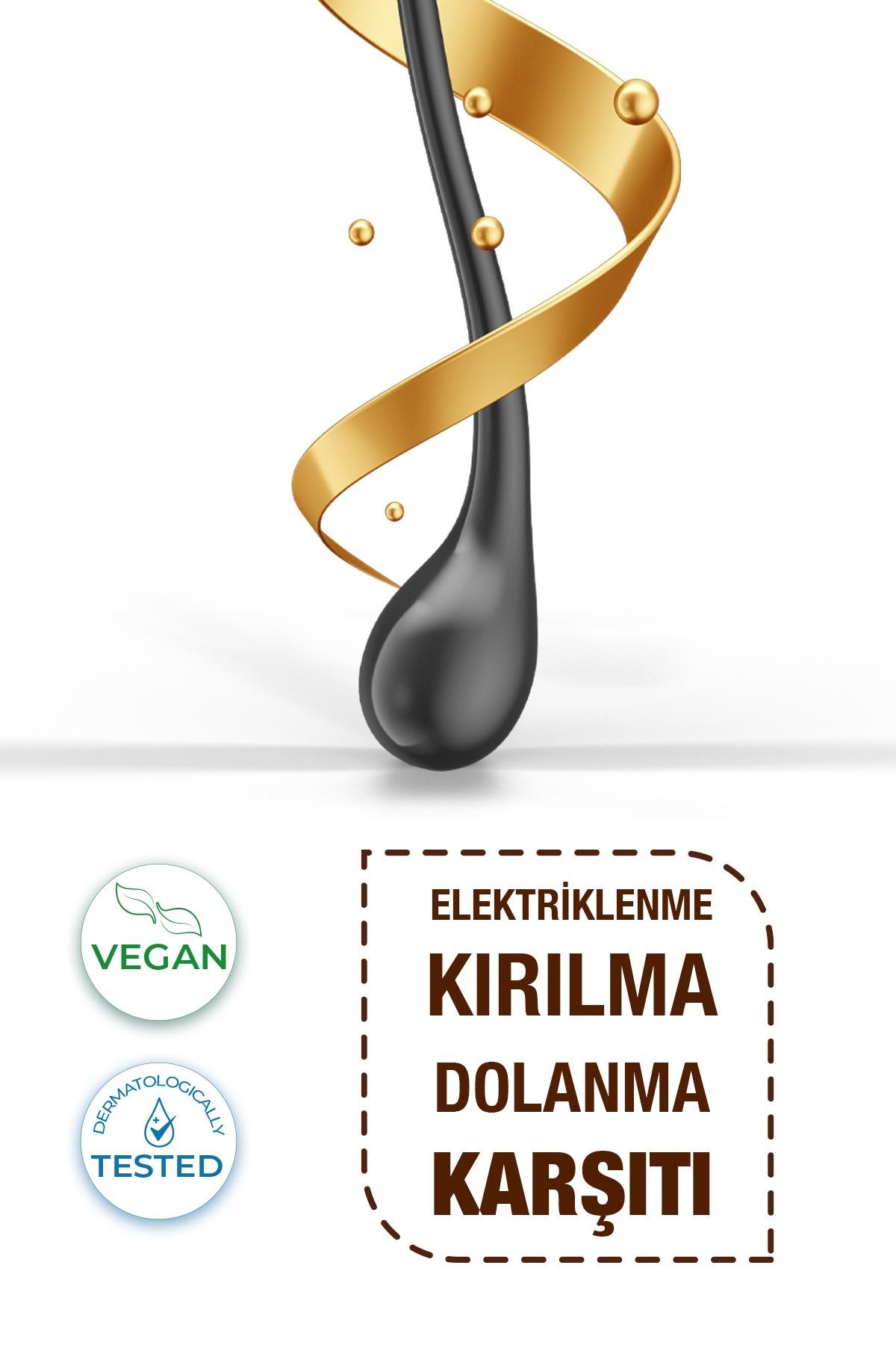 2'li Vegan Saç Spreyi & Saç Serumu, 7 Doğal Aktif, Keratin ve Kolajen İçerikli, Saç Kökü Bakım Seti