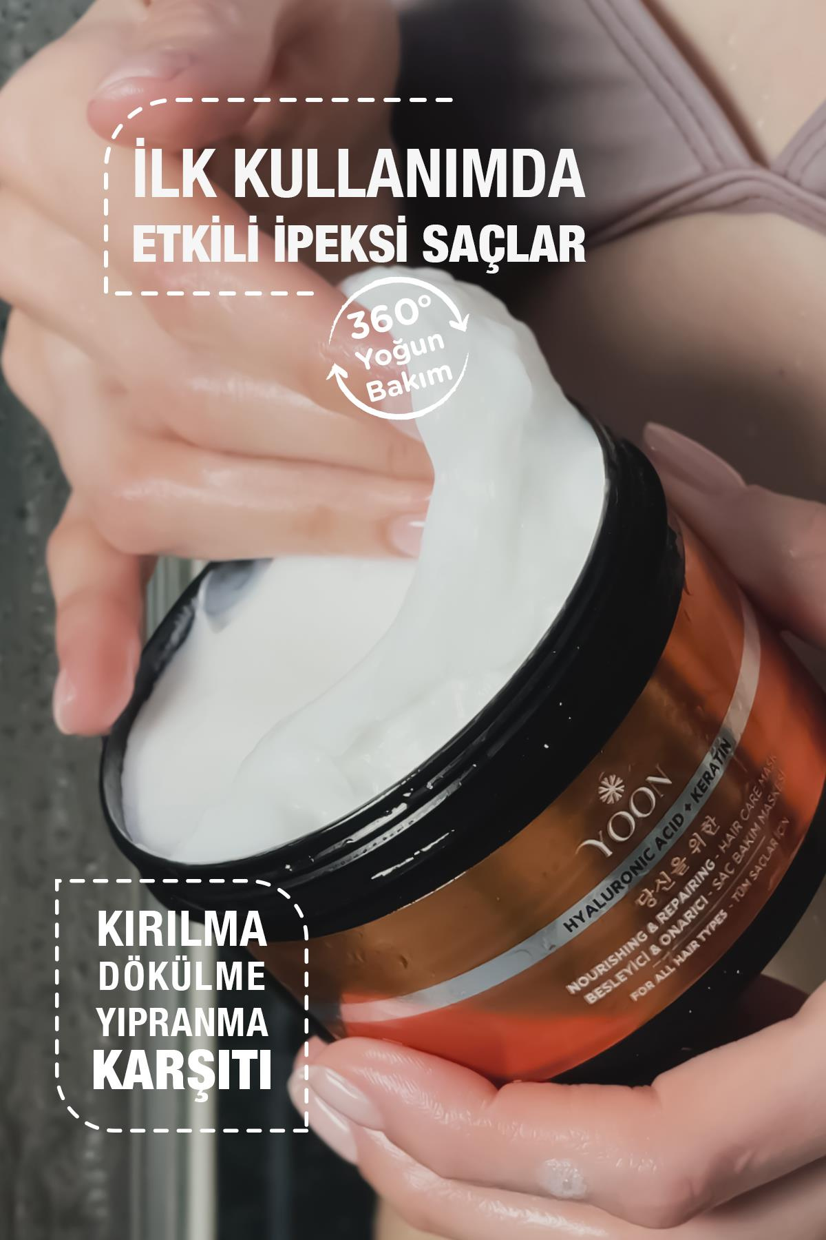 4lü Besleyici ve Onarıcı Saç Bakım Seti Tuzsuz Şampuan, Saç Bakım Spreyi, Bakım Maskesi, Bakım Kremi
