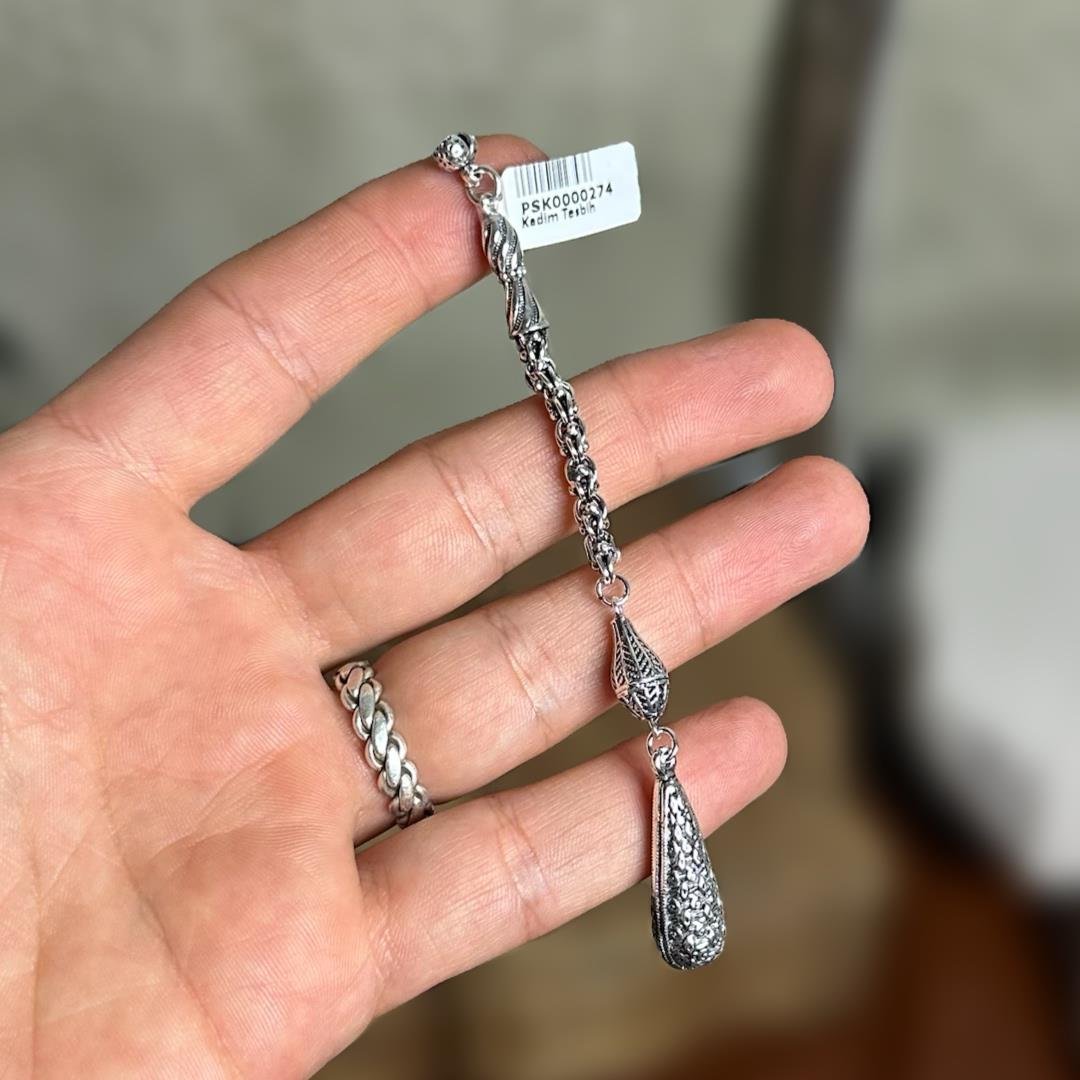 Tekli 925 Ayar Gümüş Püskül