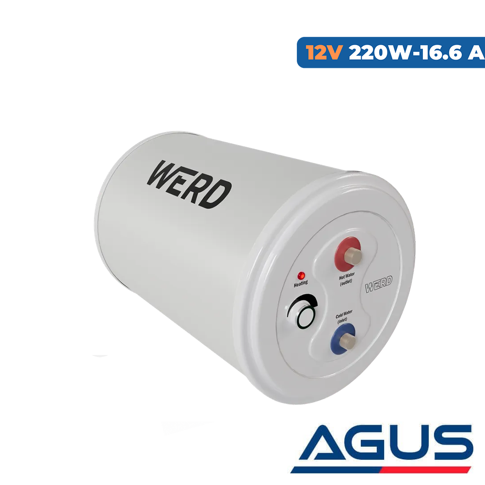 12V Karavan & Tekne Su Isıtıcı E Boiler - 10 Litre