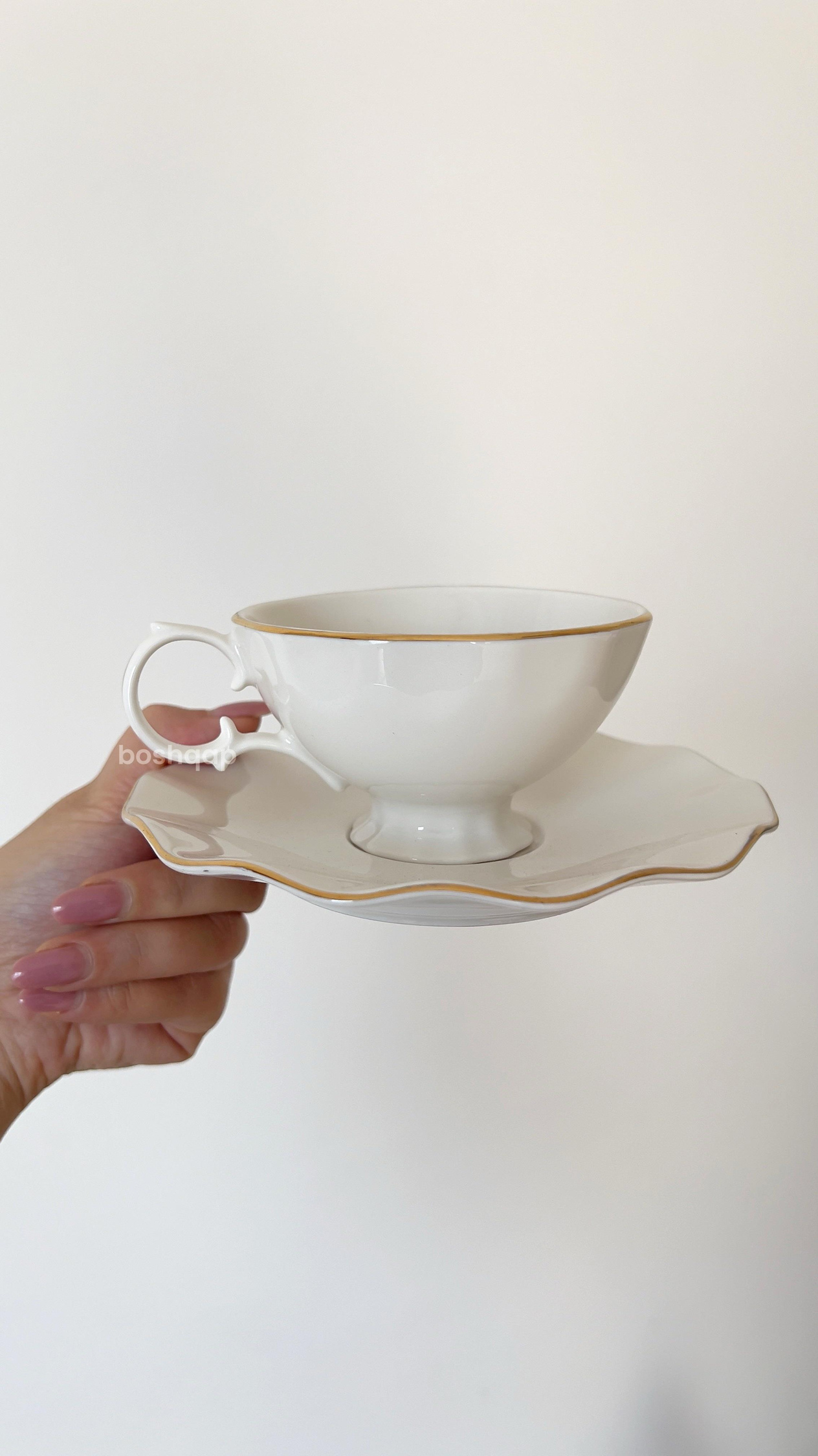 Juliet 6 Kişilik 12 Parça Porselen Çay Nescafe Fincan Takımı
