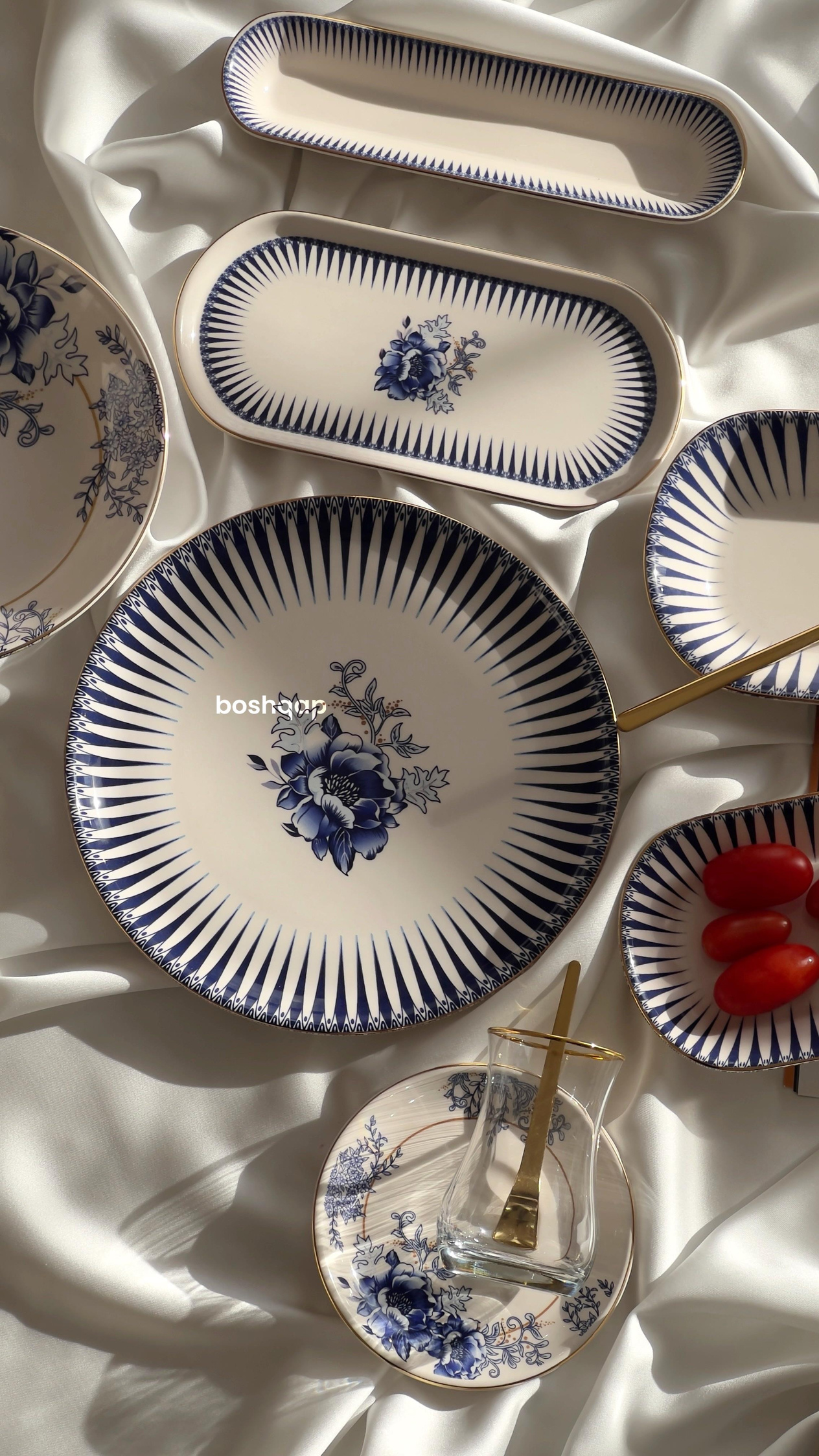  Jasmin 6 Kişilik 41 Parça Porselen Pasta / Kahvaltı Takımı