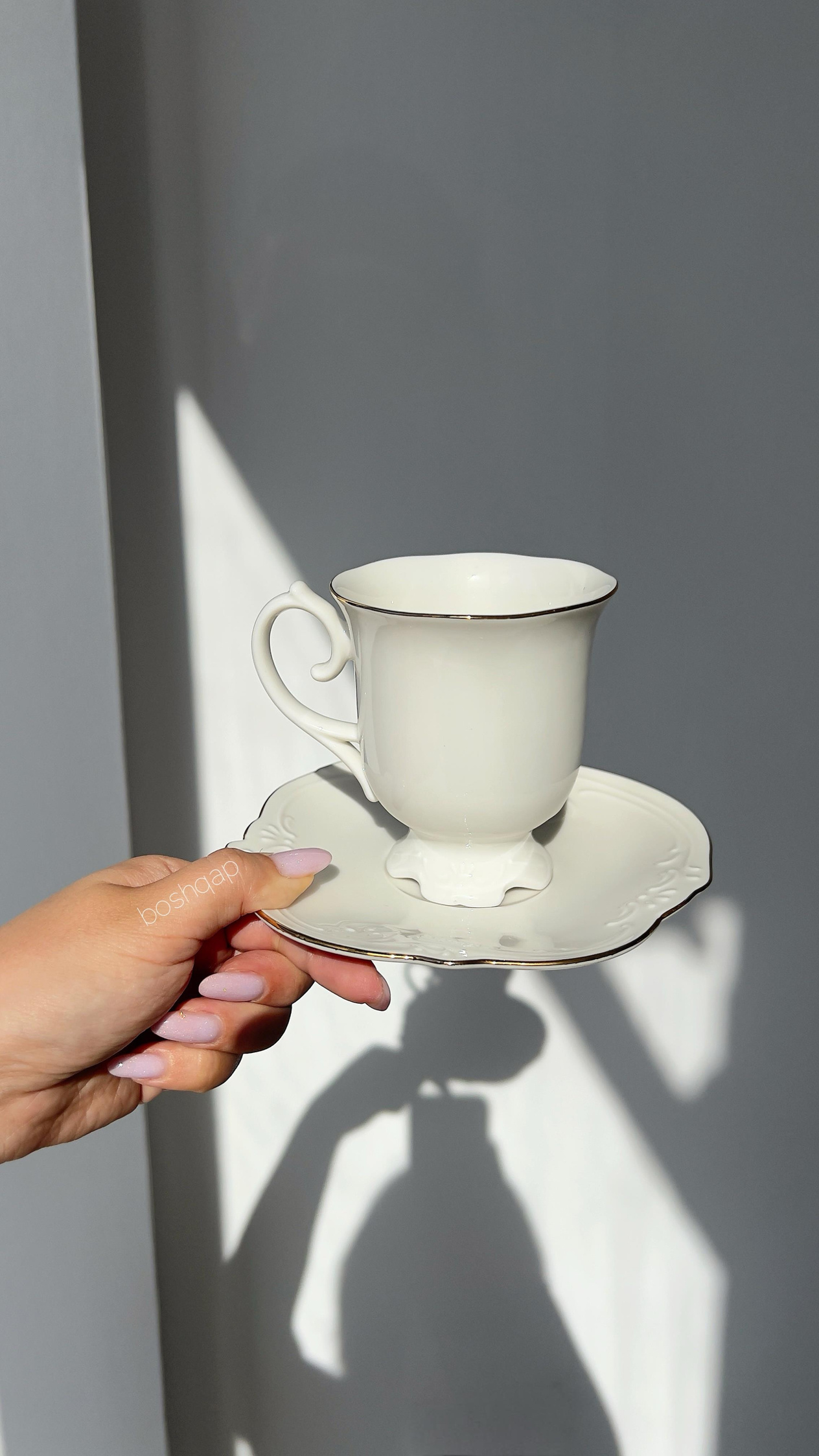 Selena 6 Kişilik 12 Parça Porselen Nescafe/Çay Fincan Takımı 