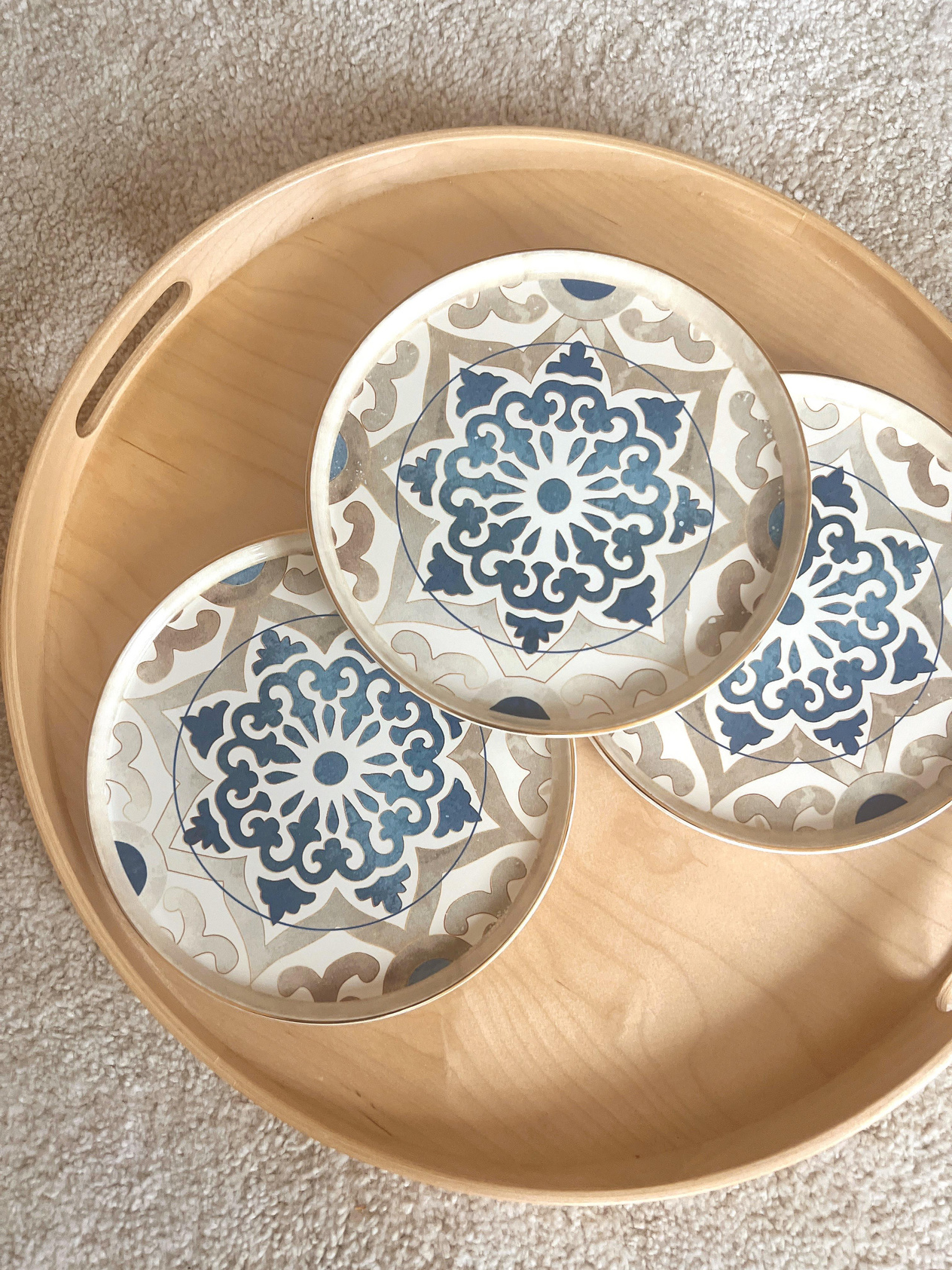 Viyana 6 Adet 20 cm Pasta Tabağı