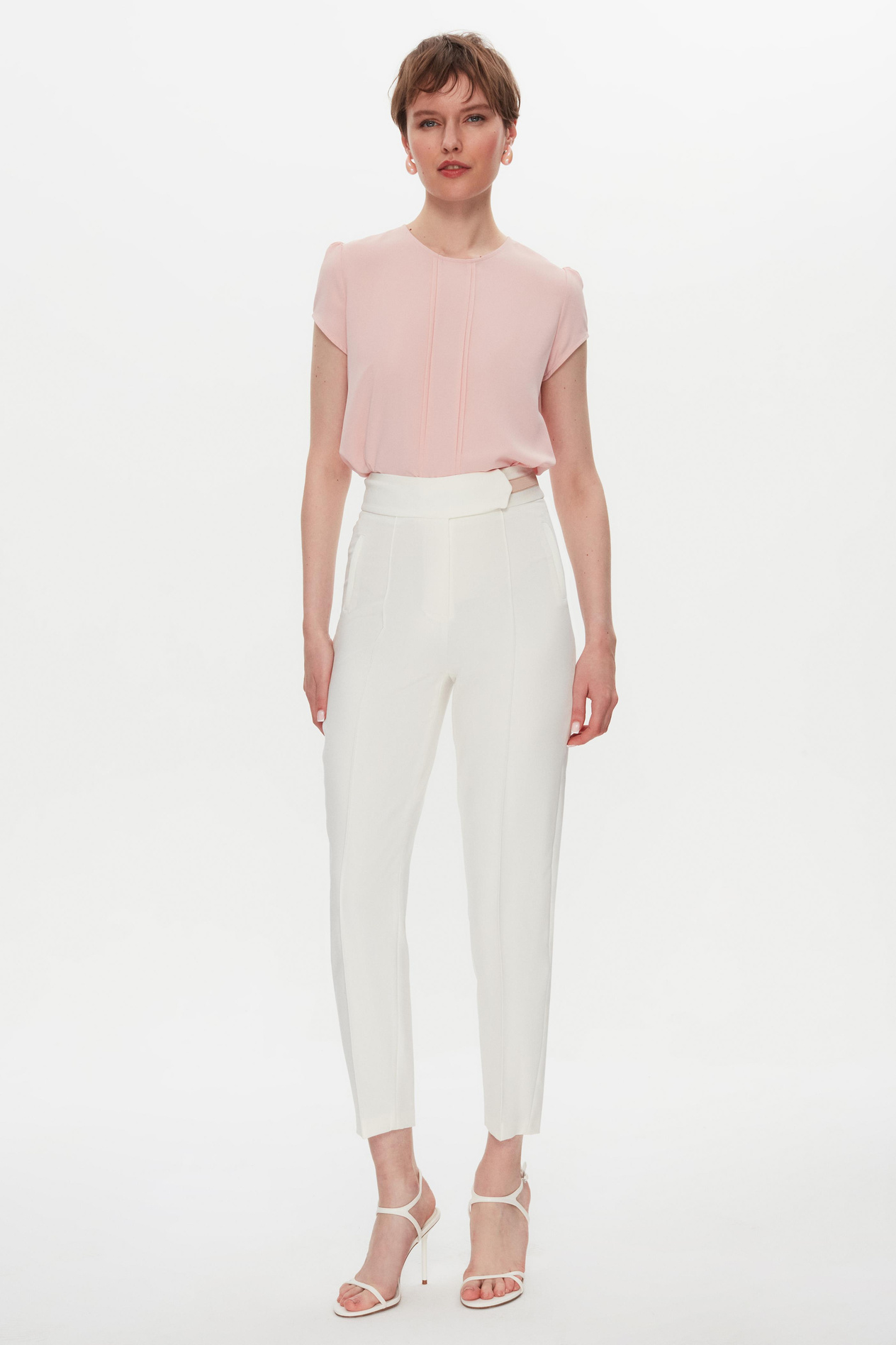 BEL DETAYLI SLIM FIT PANTOLON