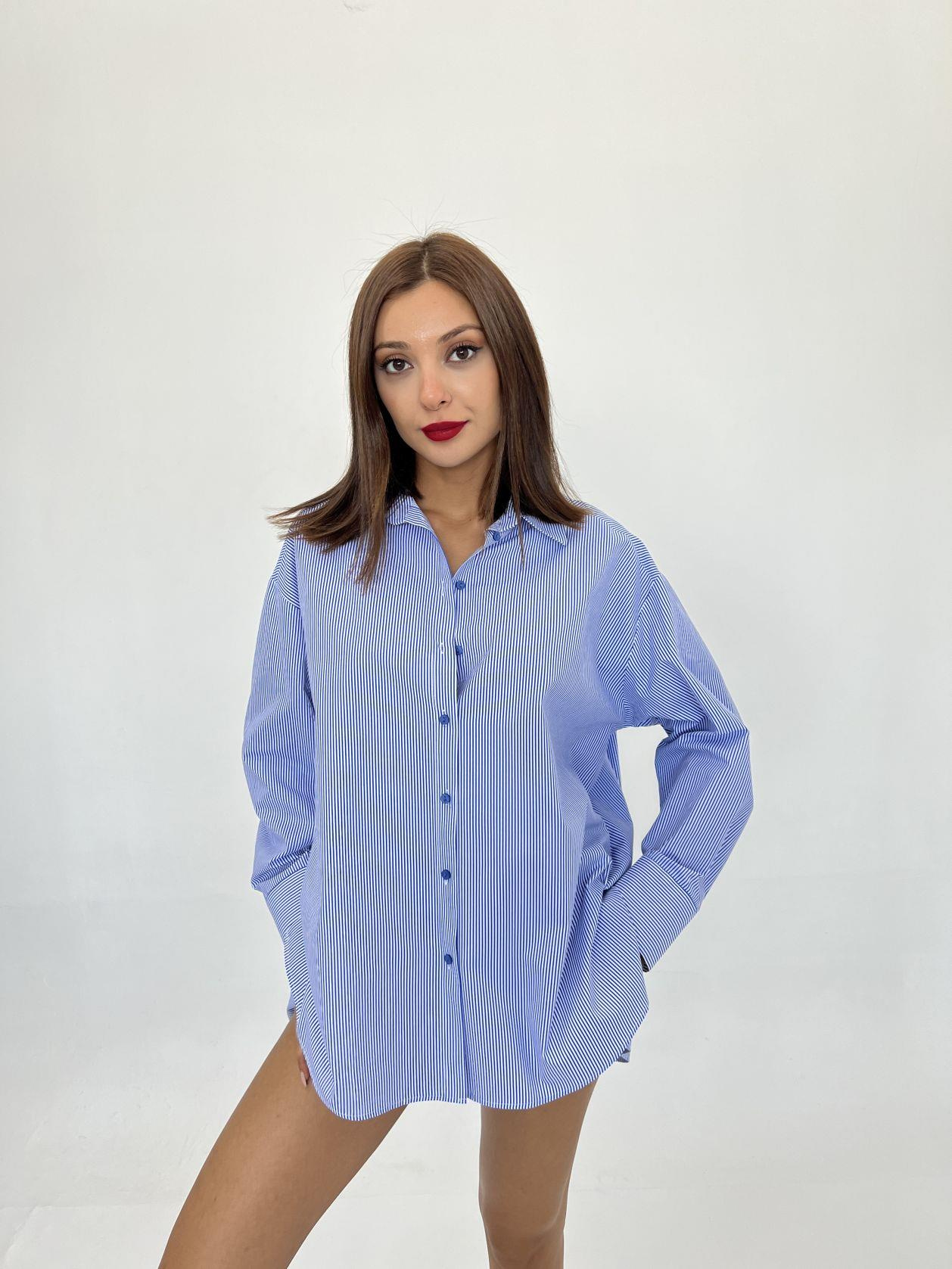 5464 SHIRTBLUE WHITE ÇİZGİLİ
