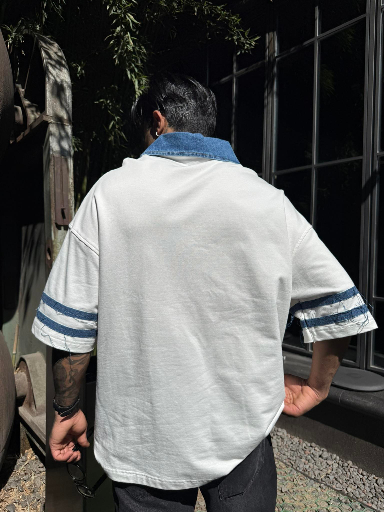 Soul Polo Yaka Yaka Detaylı T-Shirt - Beyaz