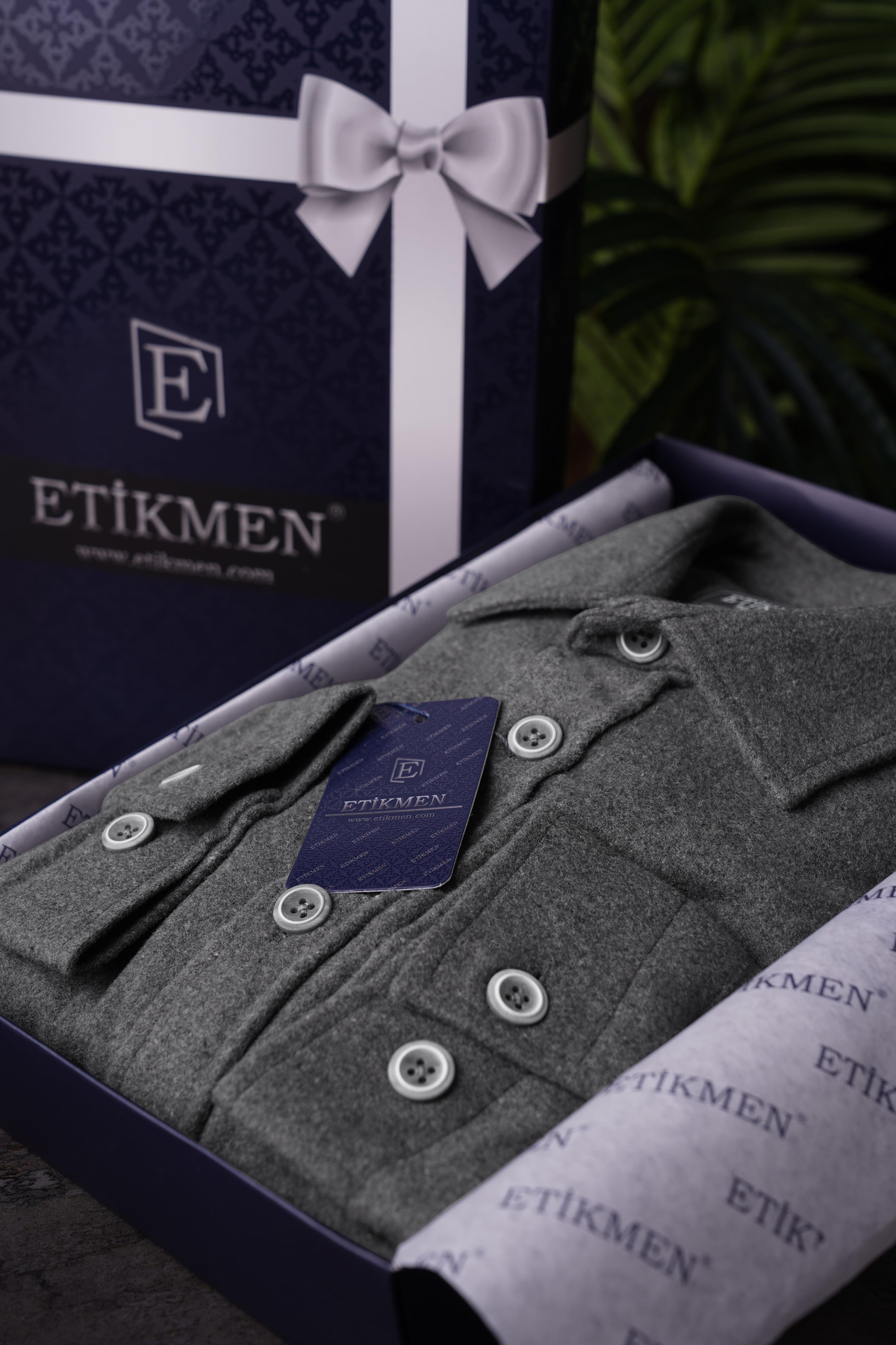 EtikmenFüme Düz Oversize Oduncu Hediye Kutulu Erkek GömlekGÖMLEK MODELLERİ