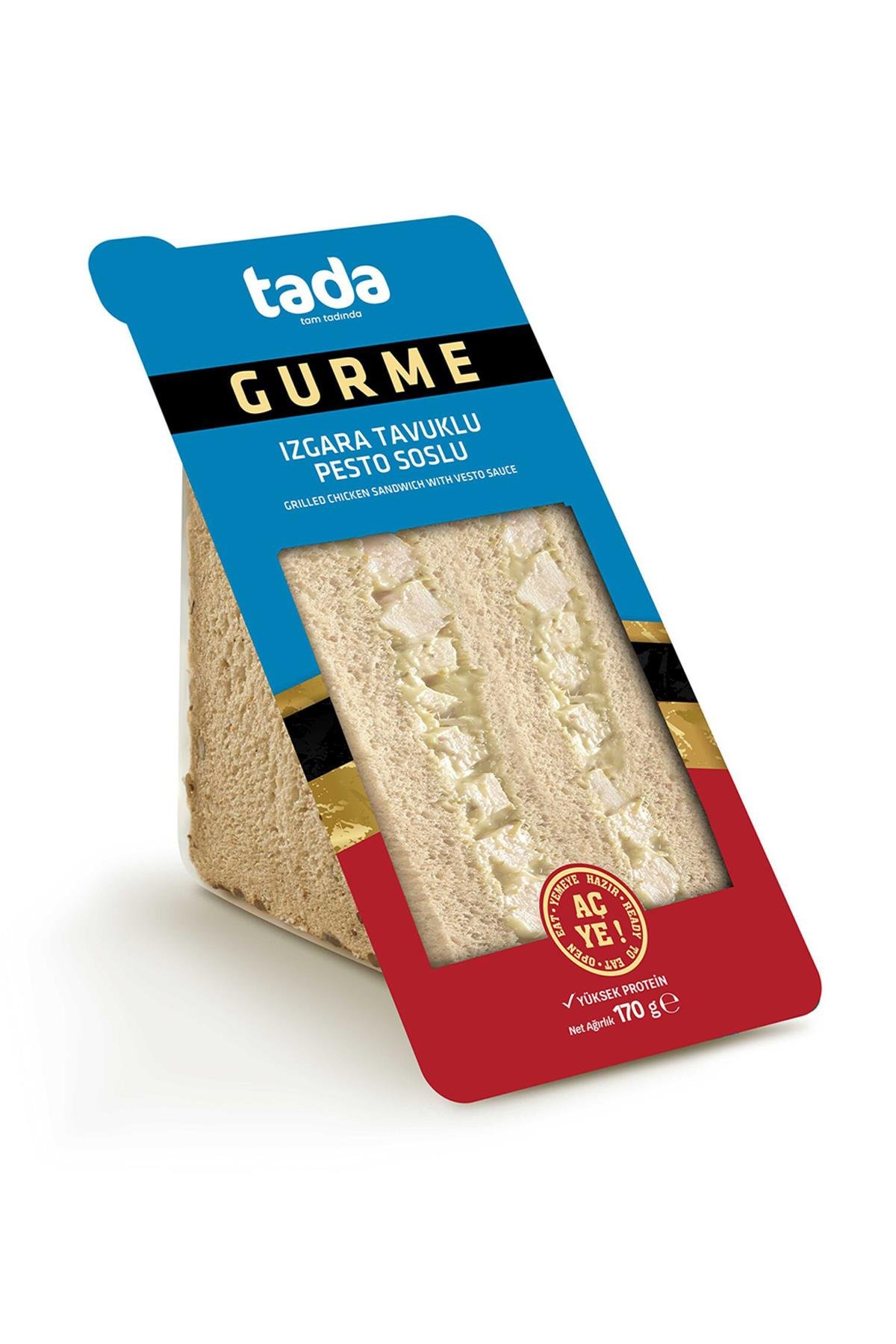 Tada Gurme Izgara Tavuklu Pesto Soslu Sandviç 170G